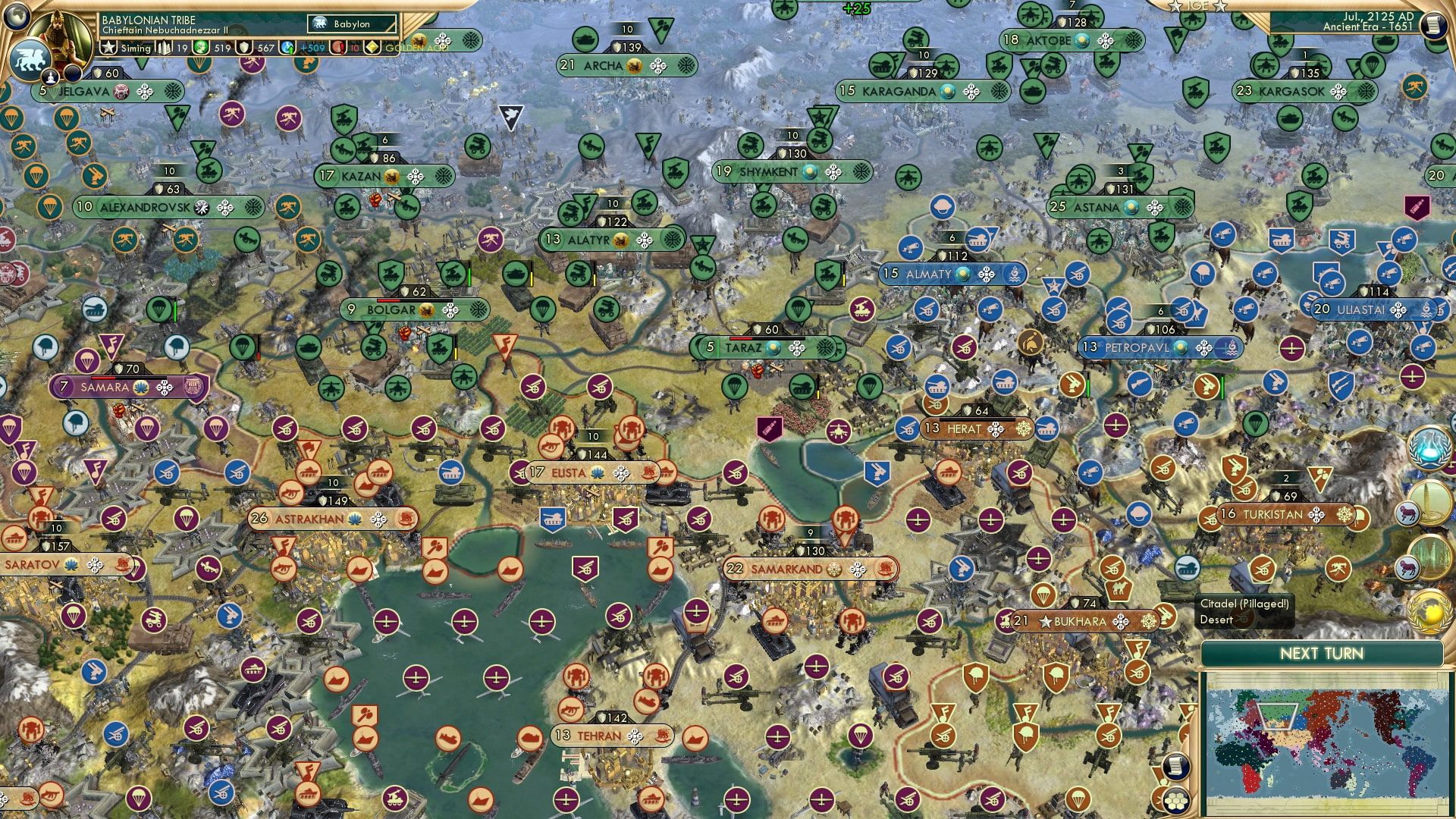 CBR In-Game Screenshot of Two down five to go