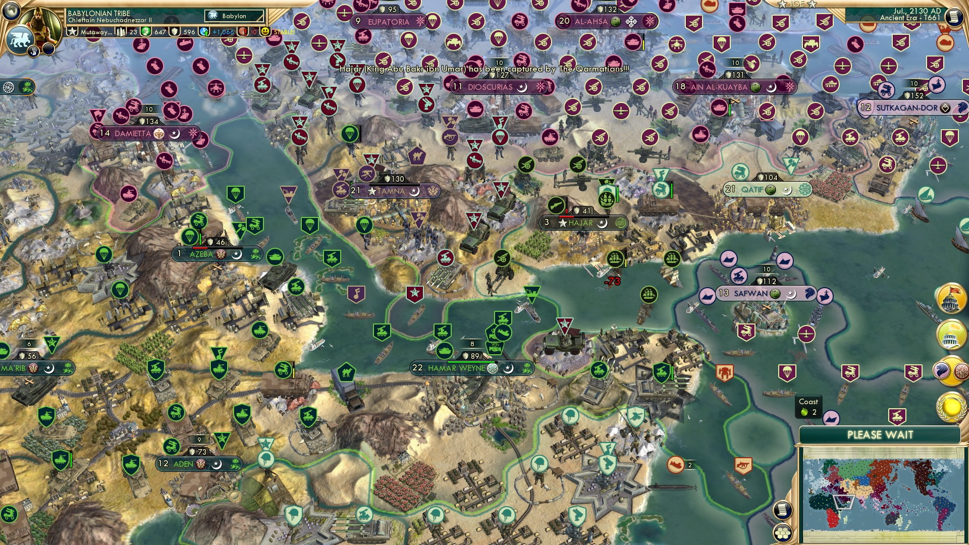 CBR In-Game Screenshot of The race is tied!