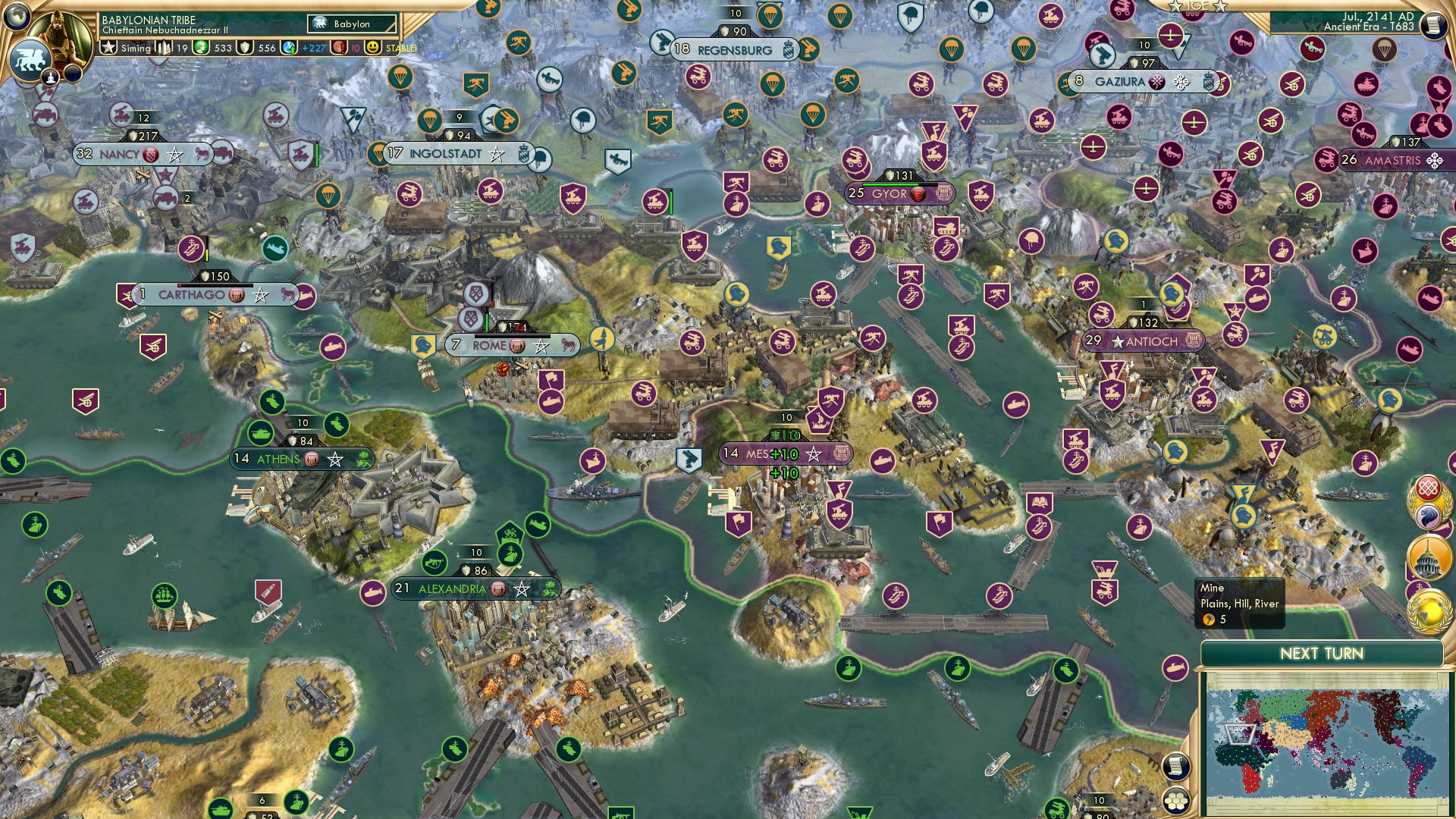 CBR In-Game Screenshot of Fall of Rome