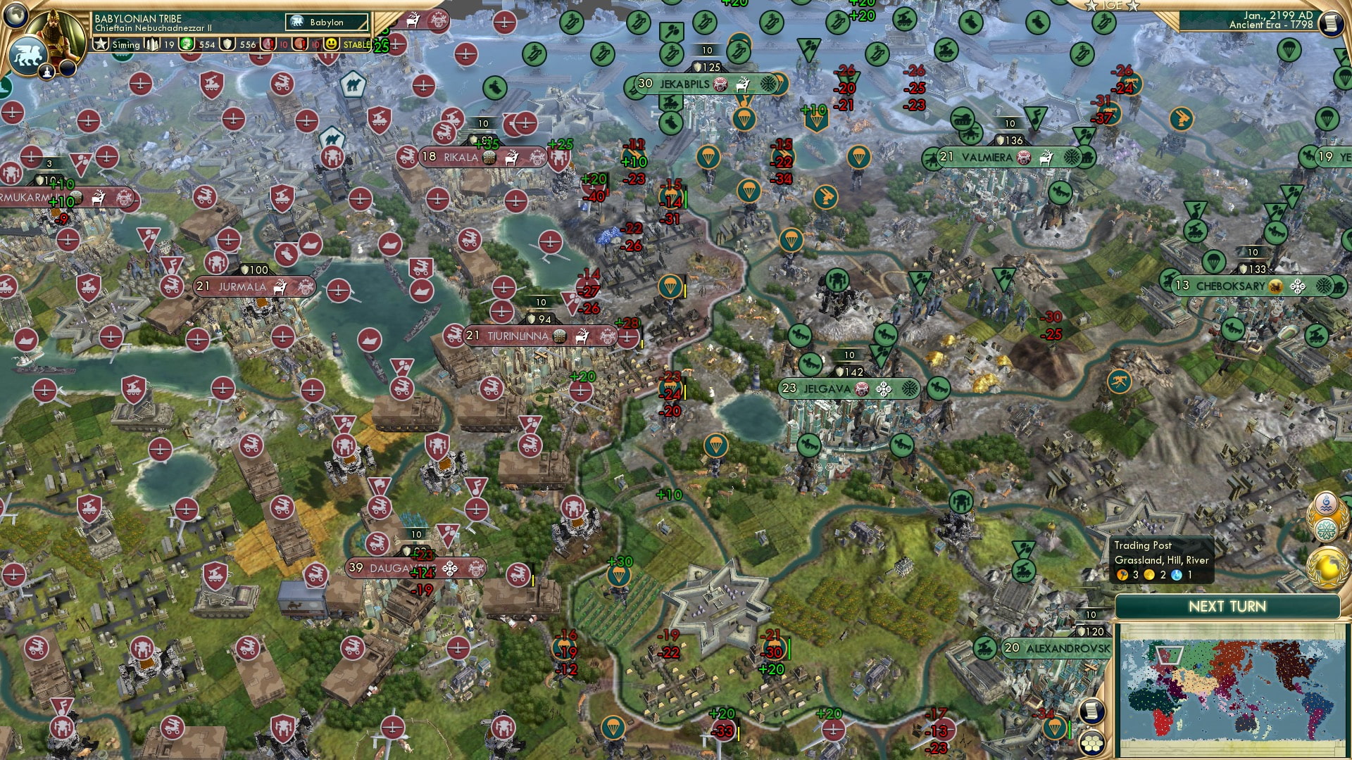 CBR In-Game Screenshot of Poor Pawhuska Positioning