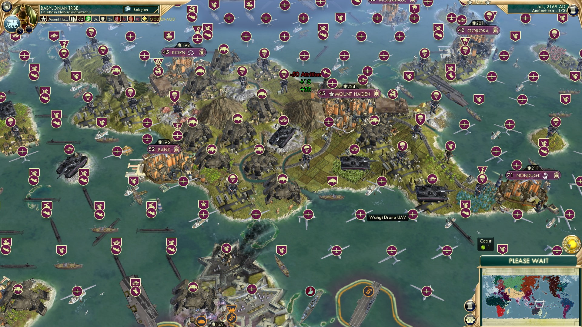 CBR In-Game Screenshot of Populous Power Projection