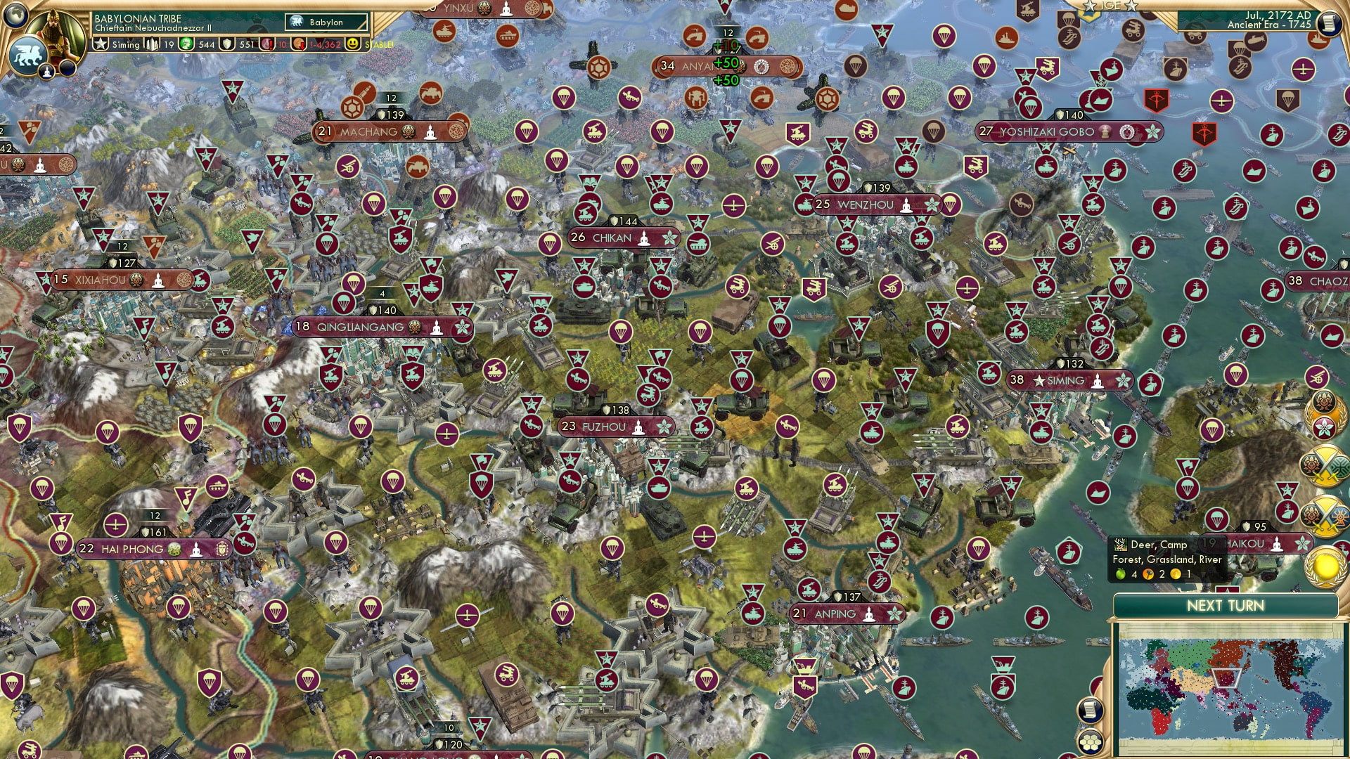 CBR In-Game Screenshot of Political Pet Peace