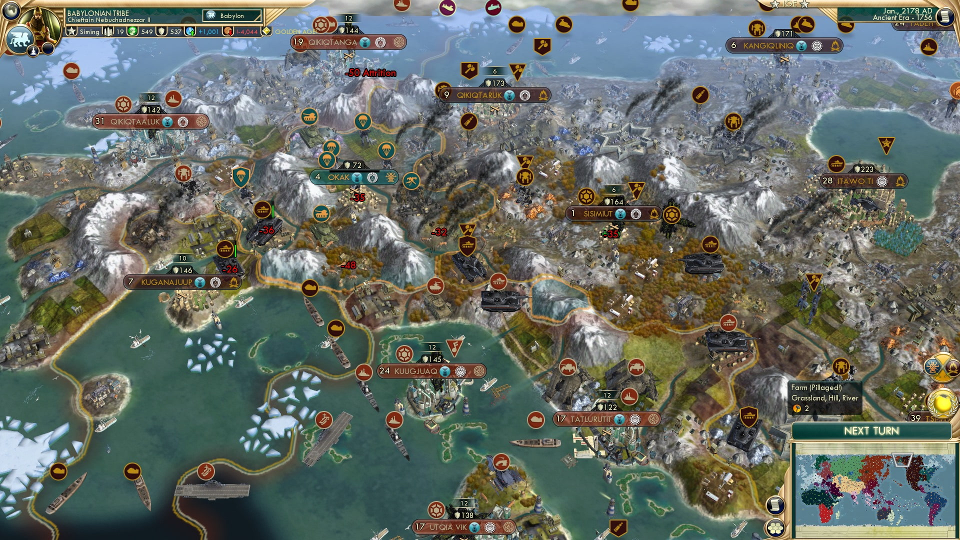 CBR In-Game Screenshot of Akaitcho’s Arctic Assault