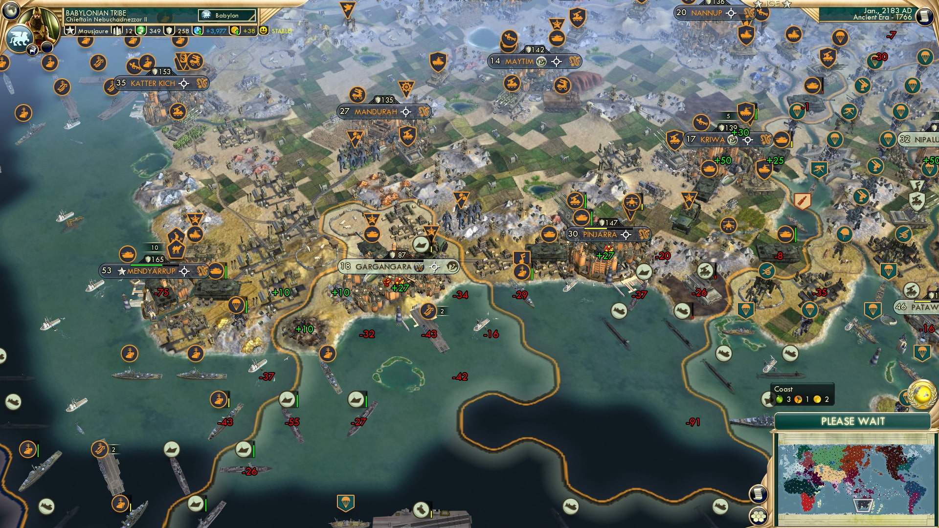 CBR In-Game Screenshot of Grevious Gargangara Gains