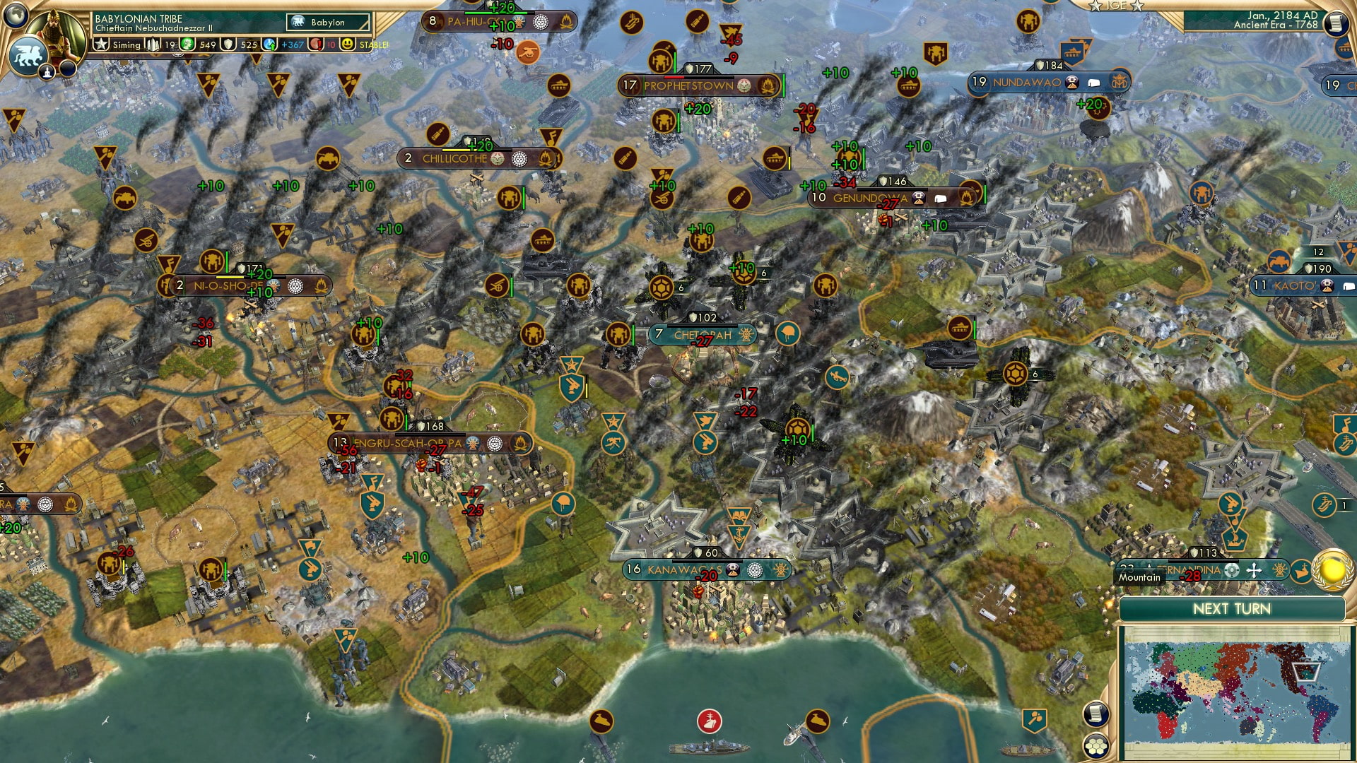 CBR In-Game Screenshot of Final Falling Fronts