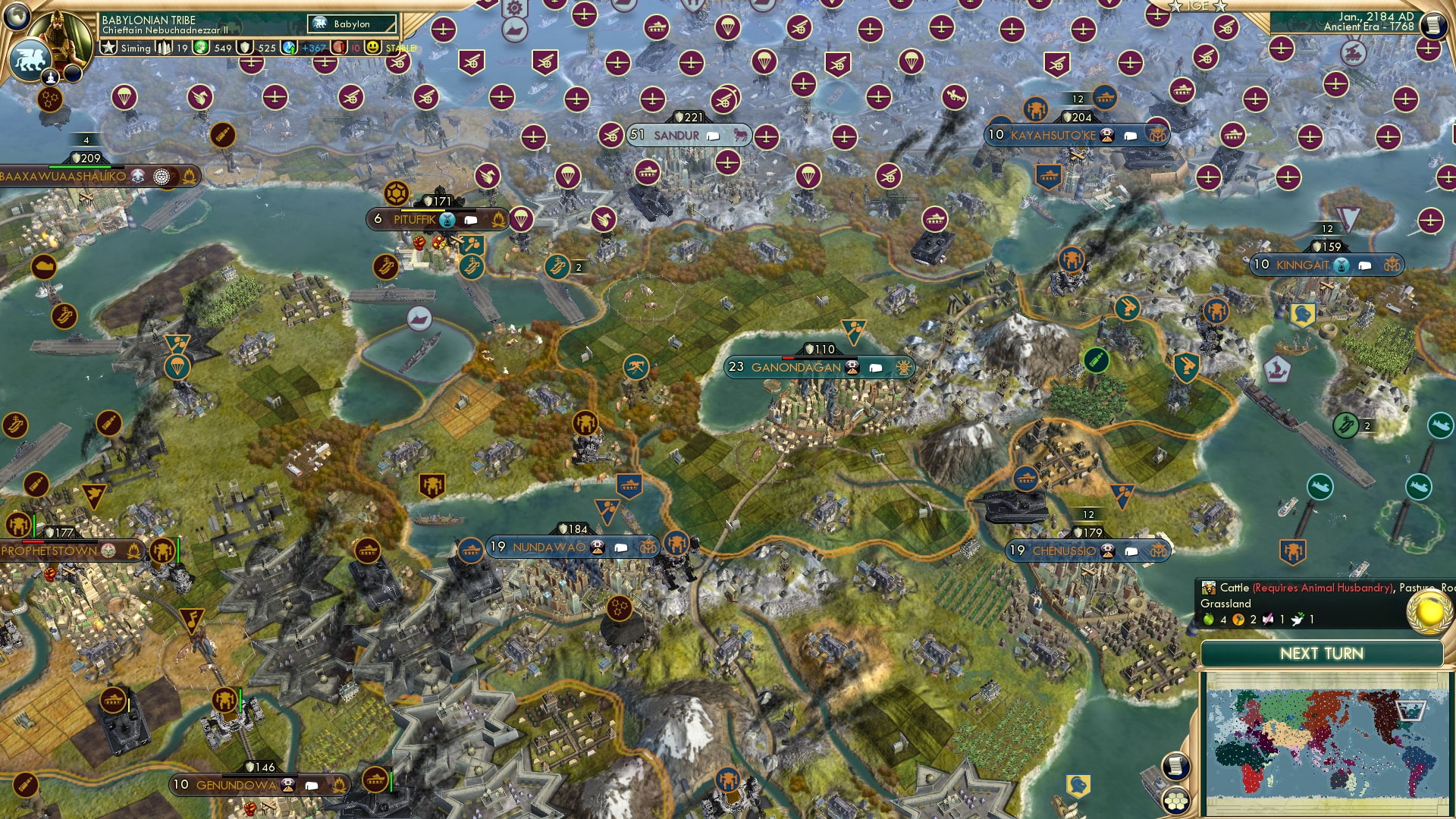 CBR In-Game Screenshot of Grim Ganondagan Gathering