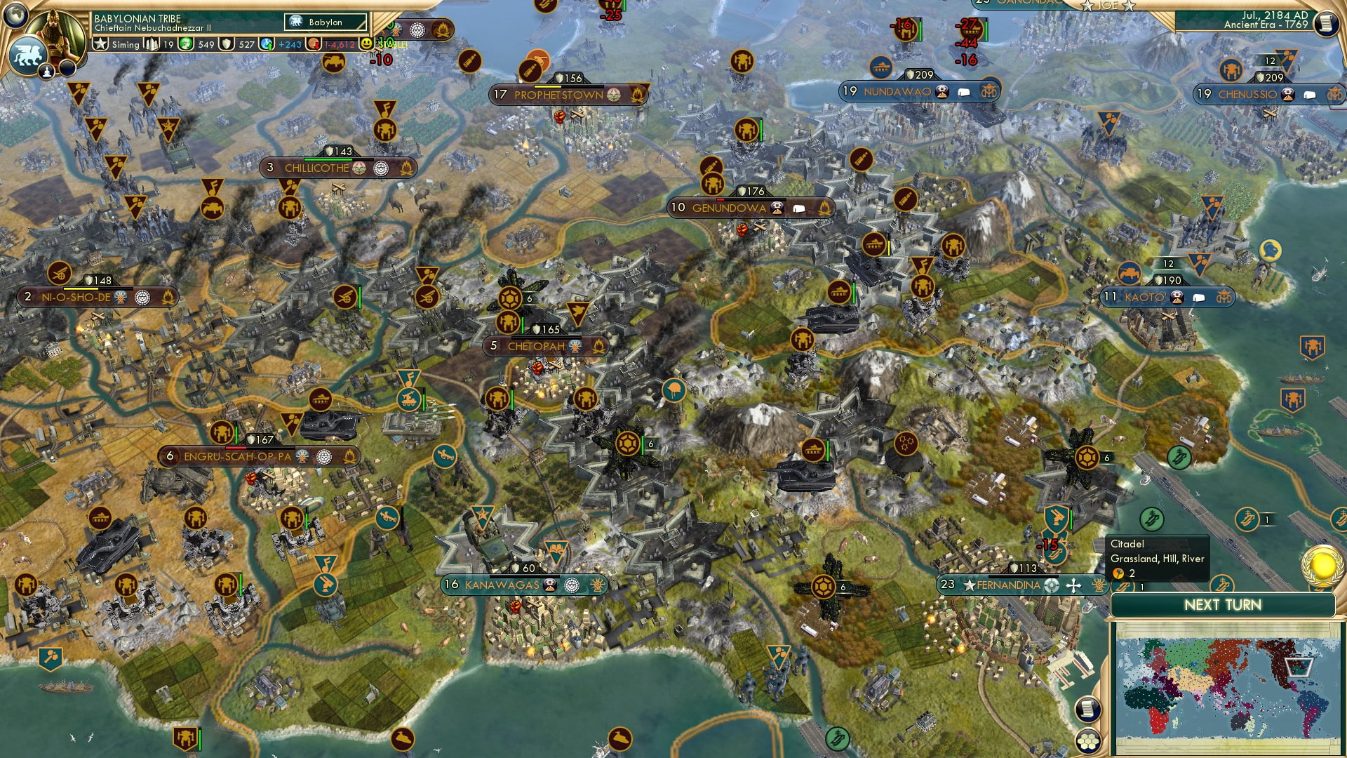 CBR In-Game Screenshot of Collapsing Chetopah Crisis