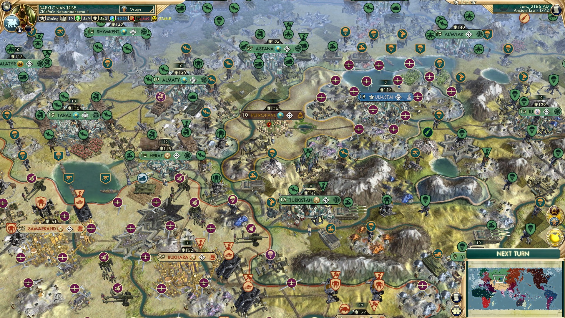 CBR In-Game Screenshot of Petropavl Peace Present