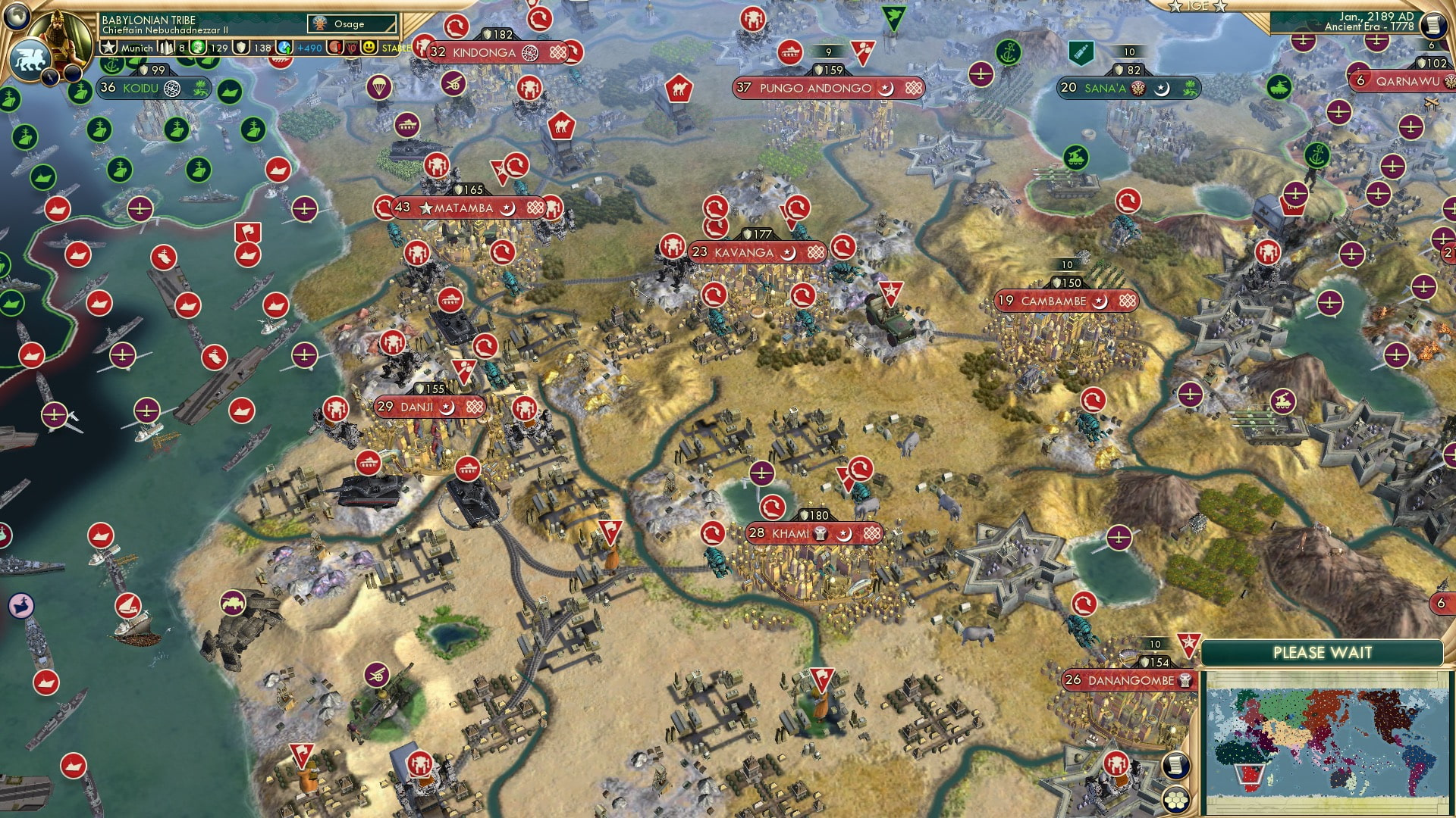 CBR In-Game Screenshot of Minimal Military Misstep