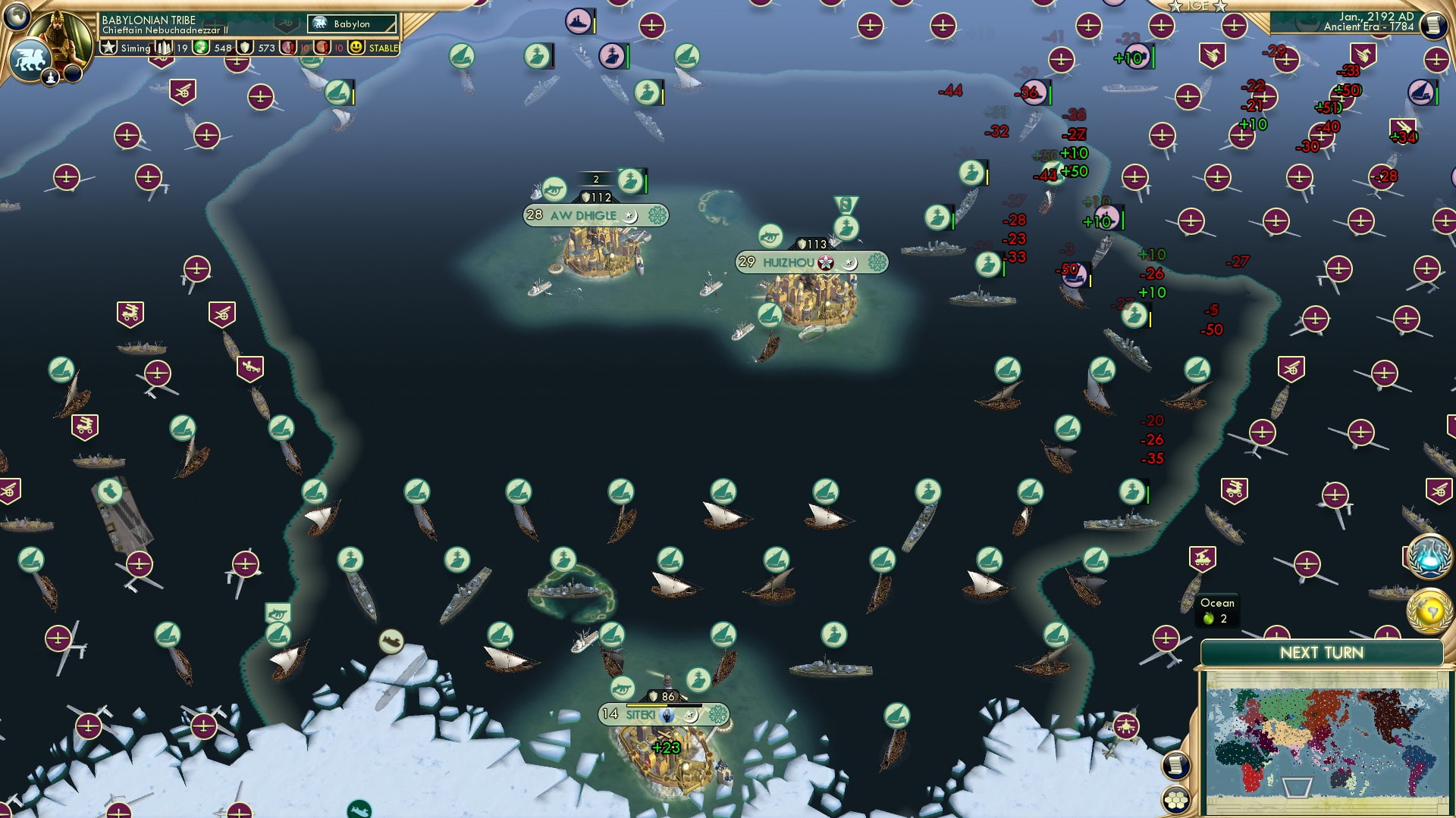 CBR In-Game Screenshot of Ancillary Antarctic Attacks