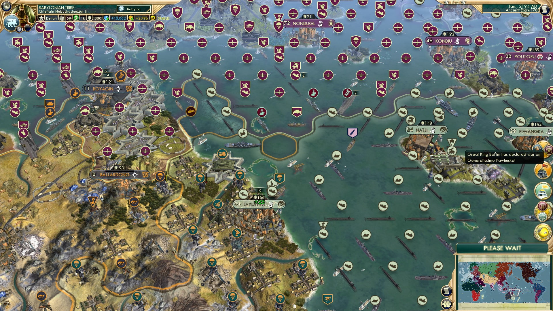 CBR In-Game Screenshot of Perfidious Peacekeeper Promises