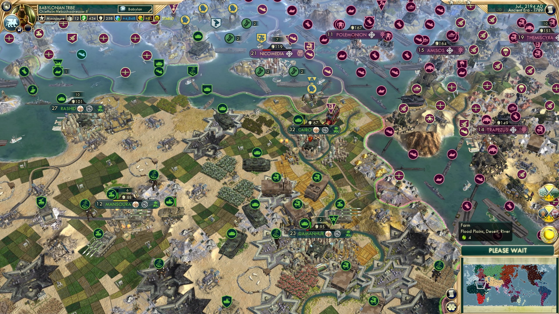 CBR In-Game Screenshot of Rapid Roman Ruination