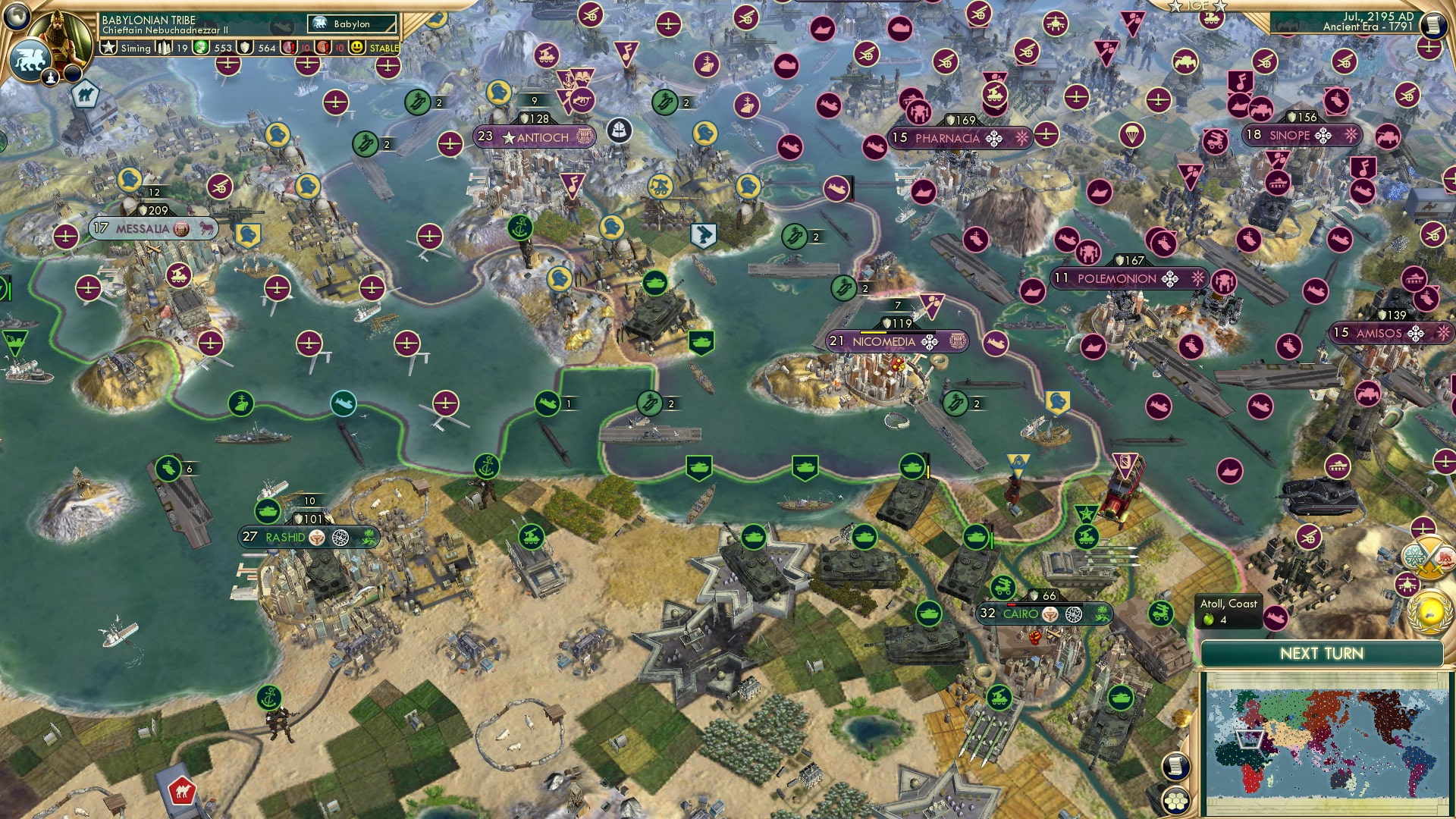 CBR In-Game Screenshot of Recovering Roman Rump