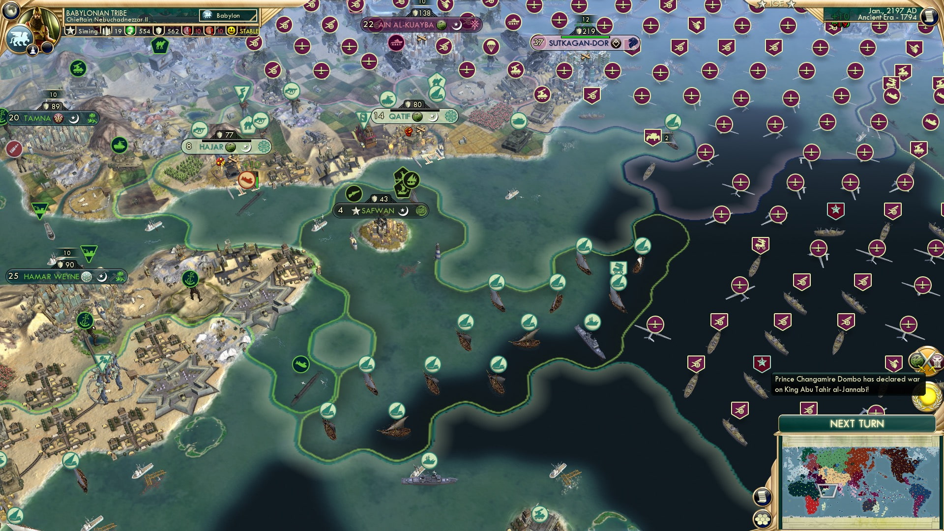 CBR In-Game Screenshot of Profuse Protest Proclamation