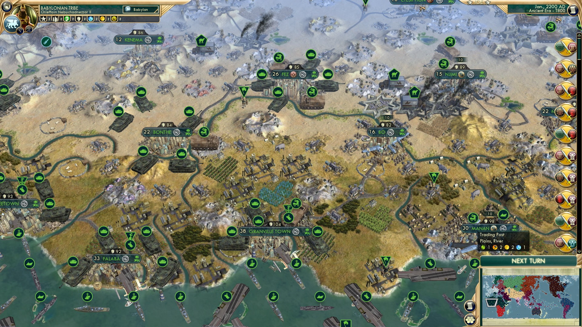 CBR In-Game Screenshot of Faroes on the Defensive