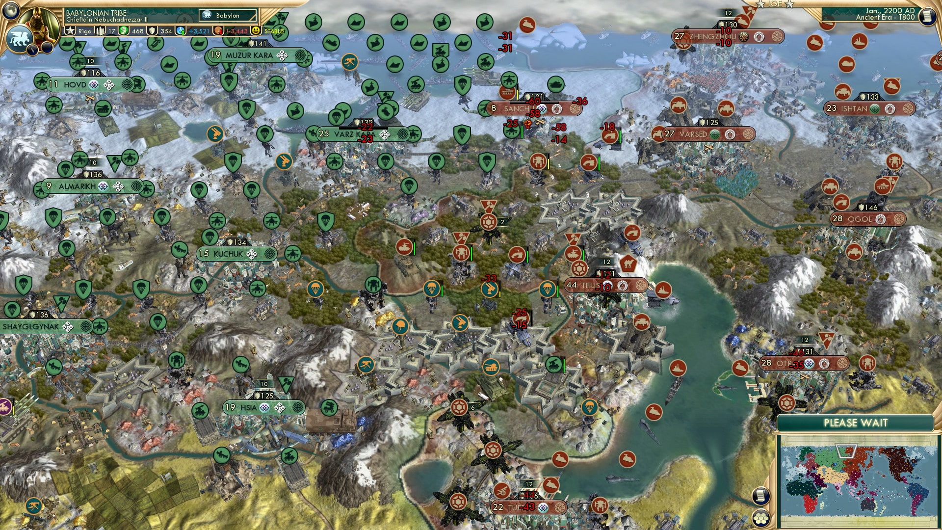 CBR In-Game Screenshot of The burning taiga