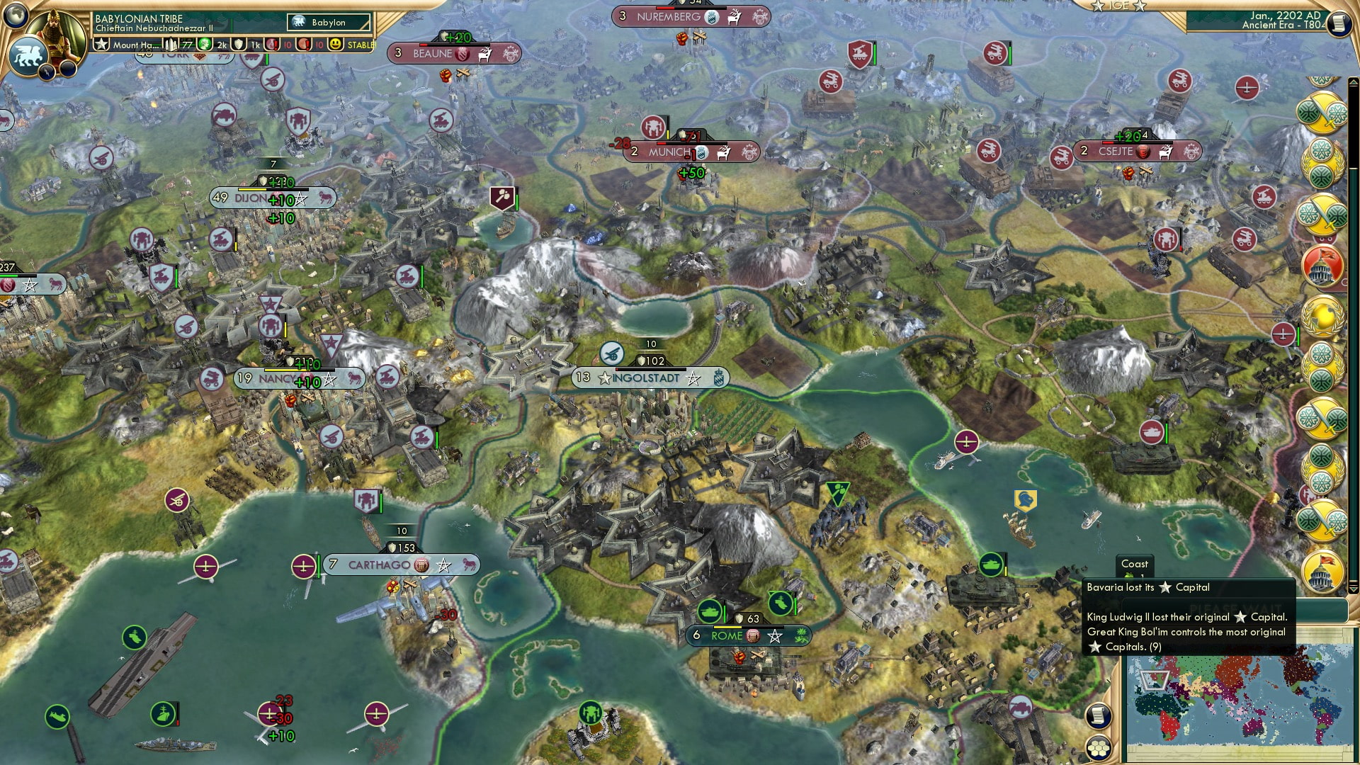 CBR In-Game Screenshot of The Swan on its last leg