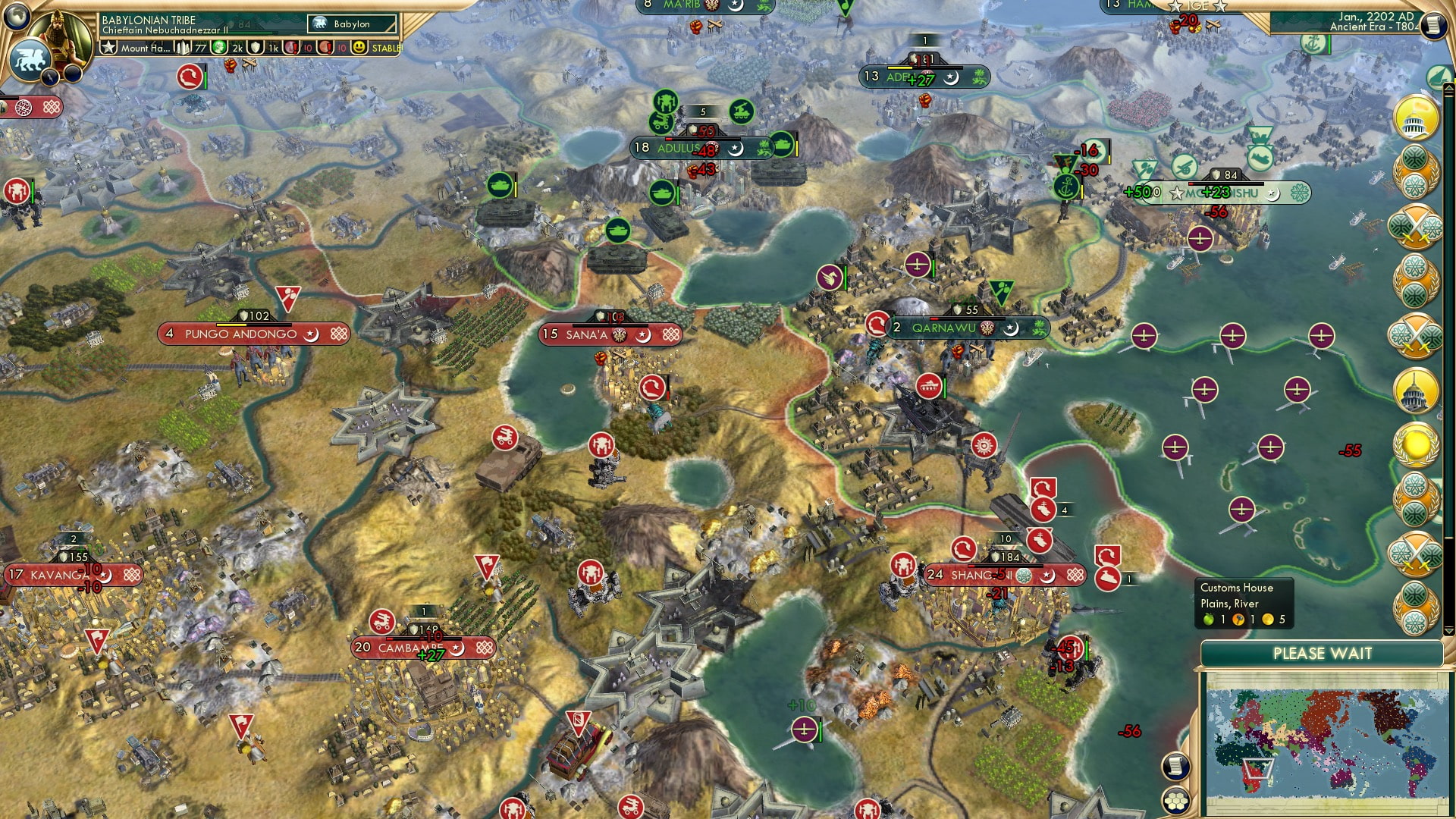 CBR In-Game Screenshot of More Swahili Coast fighting