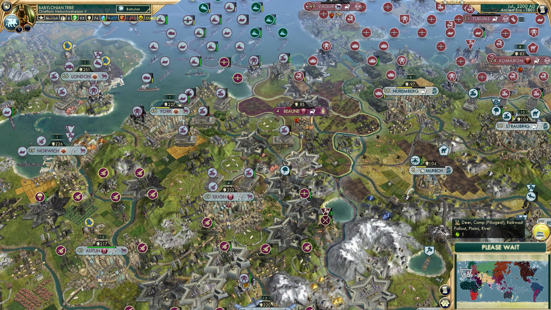 CBR In-Game Screenshot of West European Chaos