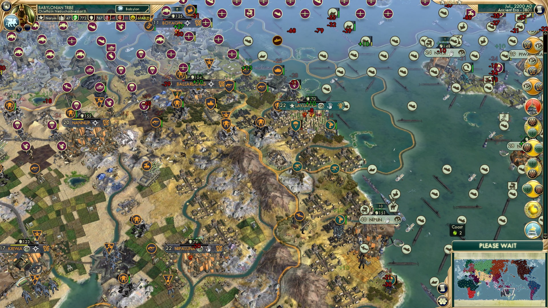 CBR In-Game Screenshot of Australian mess