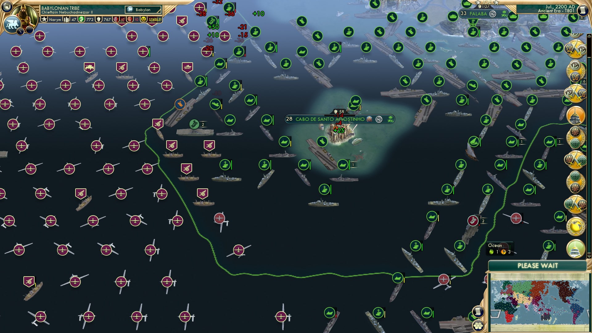 CBR In-Game Screenshot of Team Seas