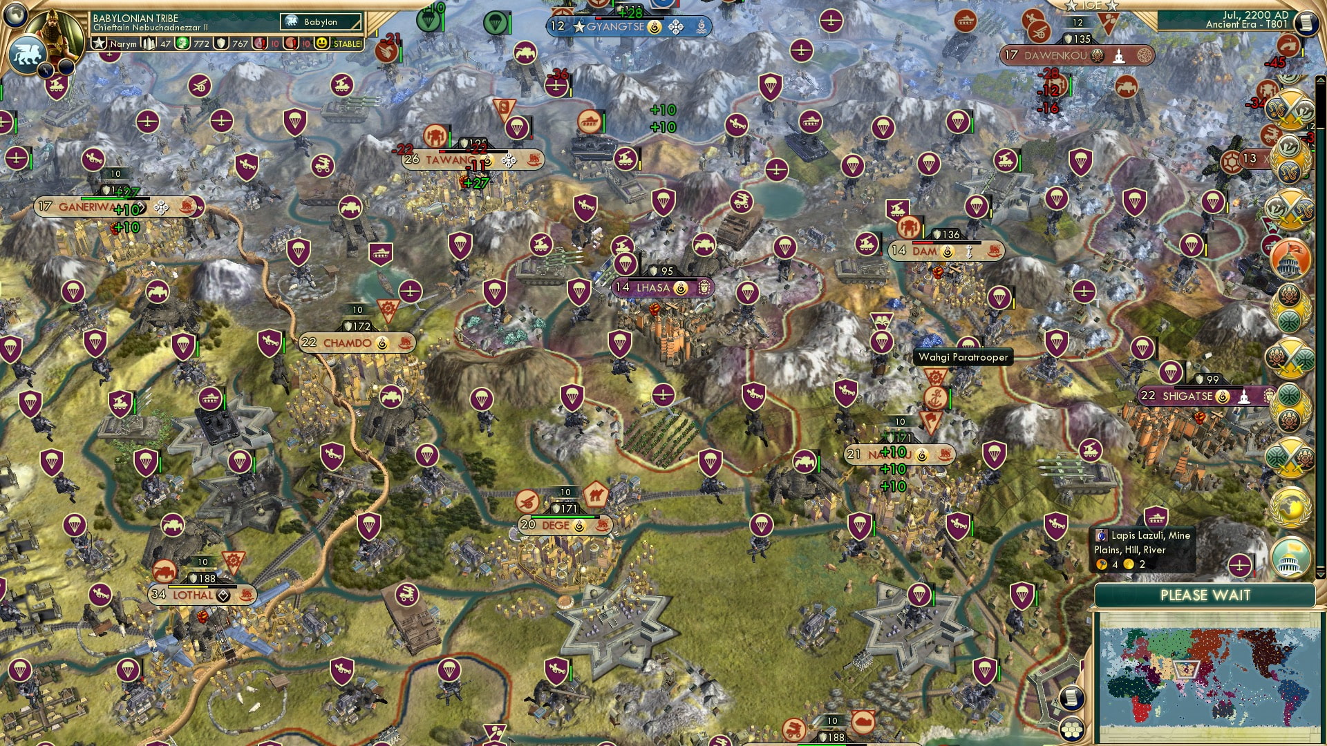 CBR In-Game Screenshot of Tibetan Lions