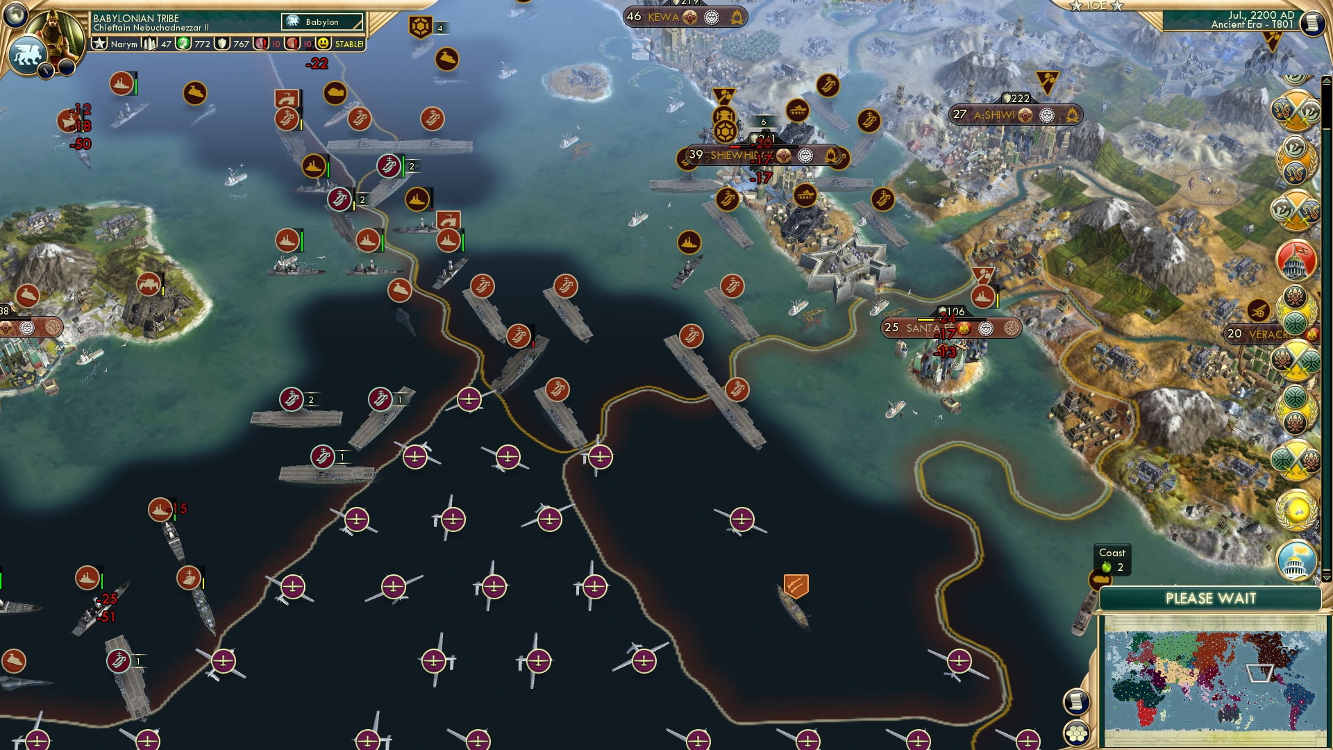 CBR In-Game Screenshot of Mexican Coast