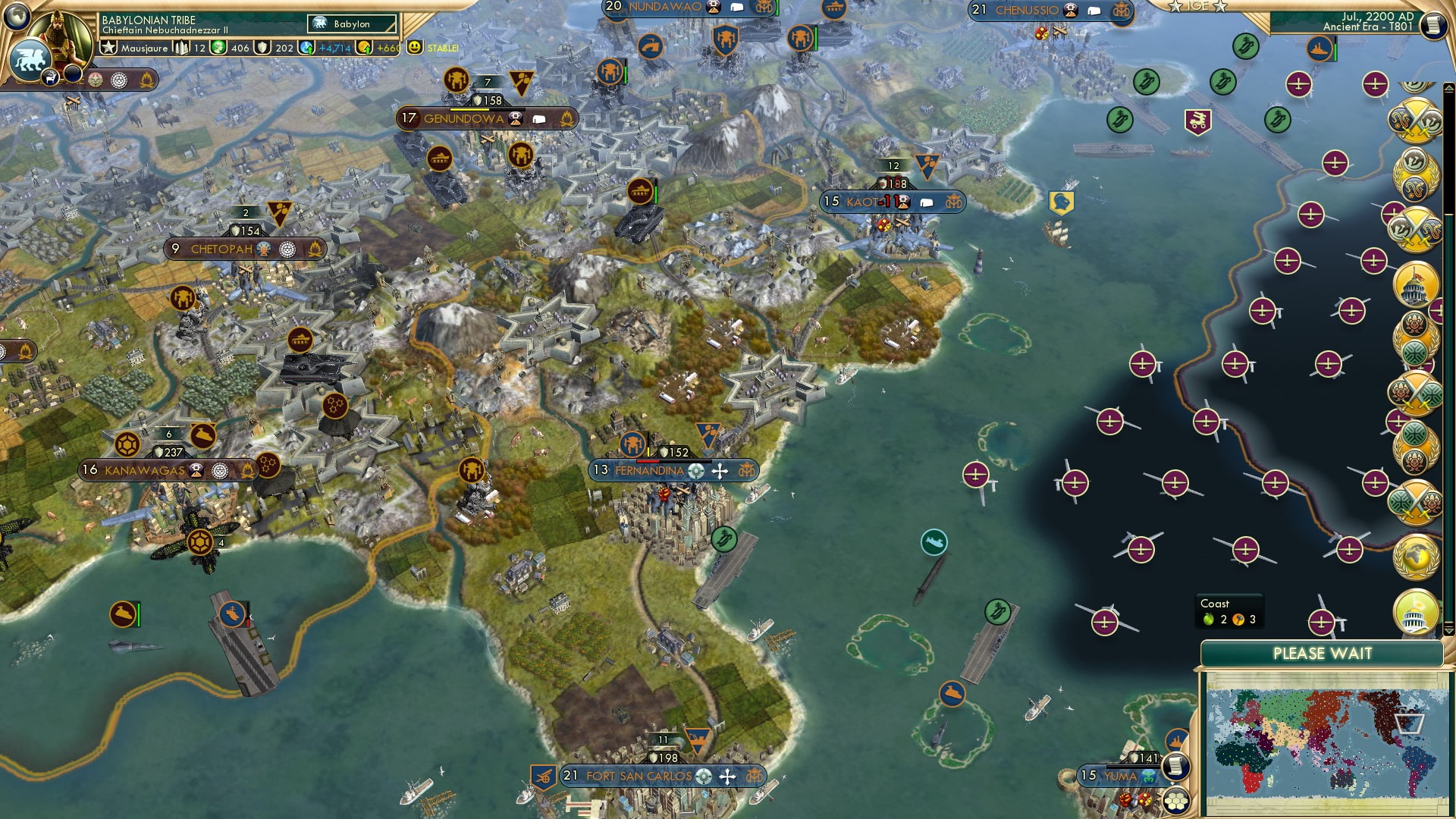 CBR In-Game Screenshot of East American Quiet