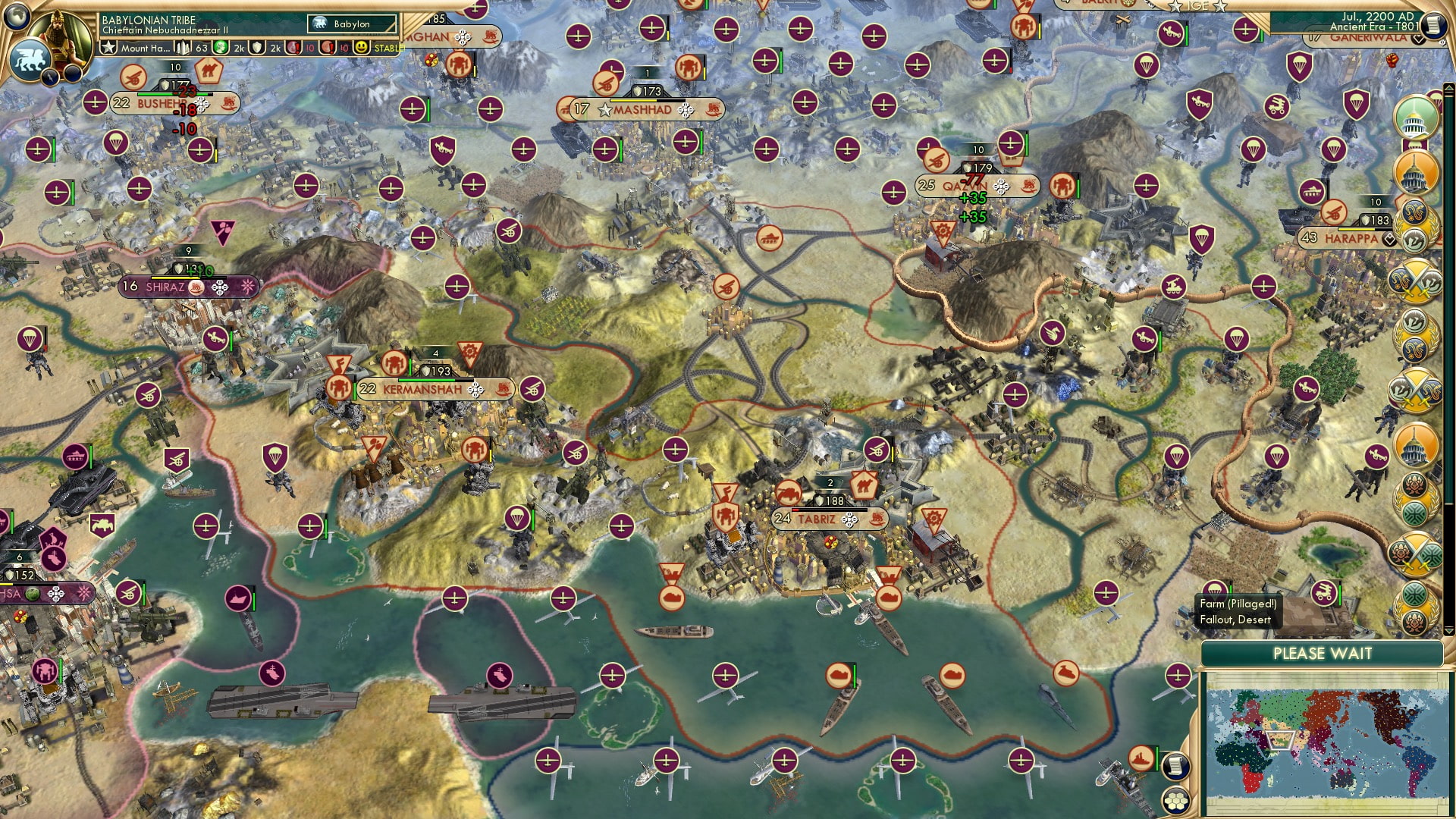 CBR In-Game Screenshot of Afsharid Woes