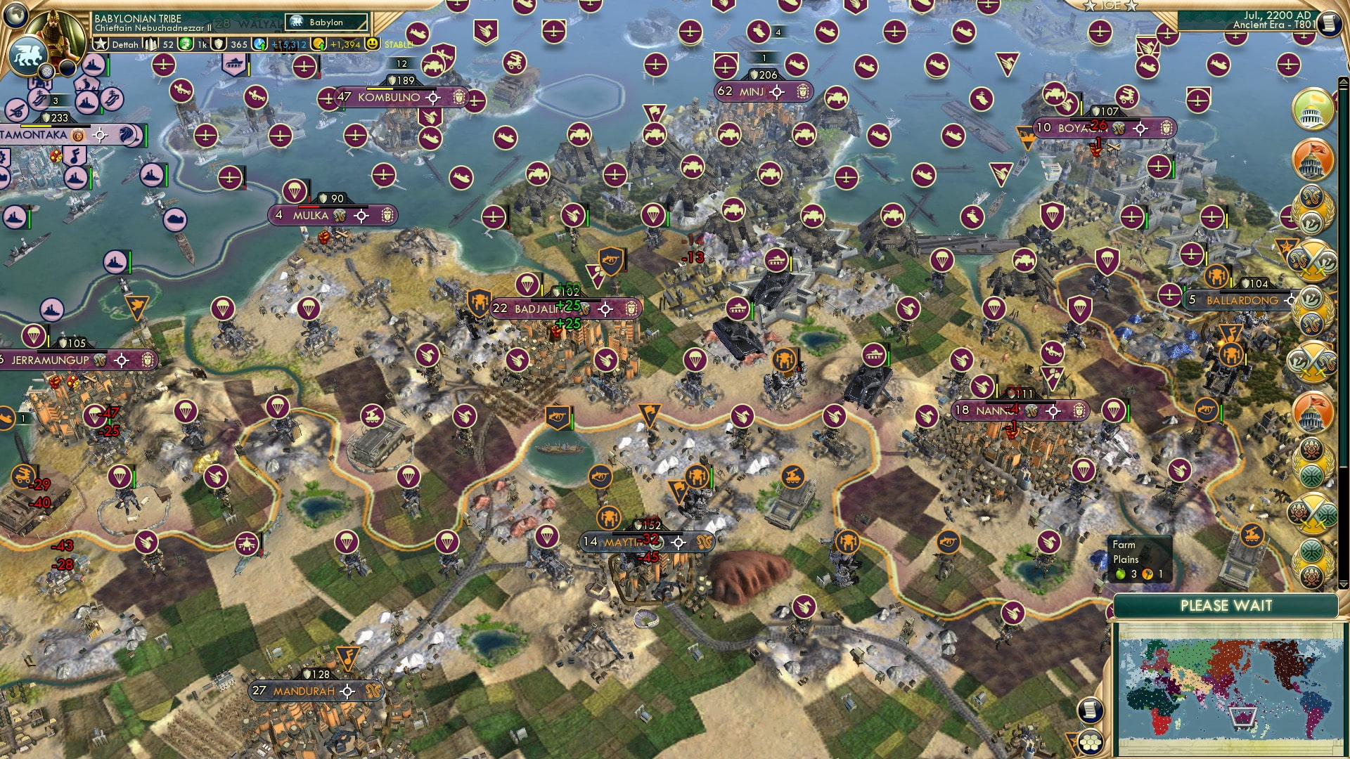 CBR In-Game Screenshot of The Australian Flood