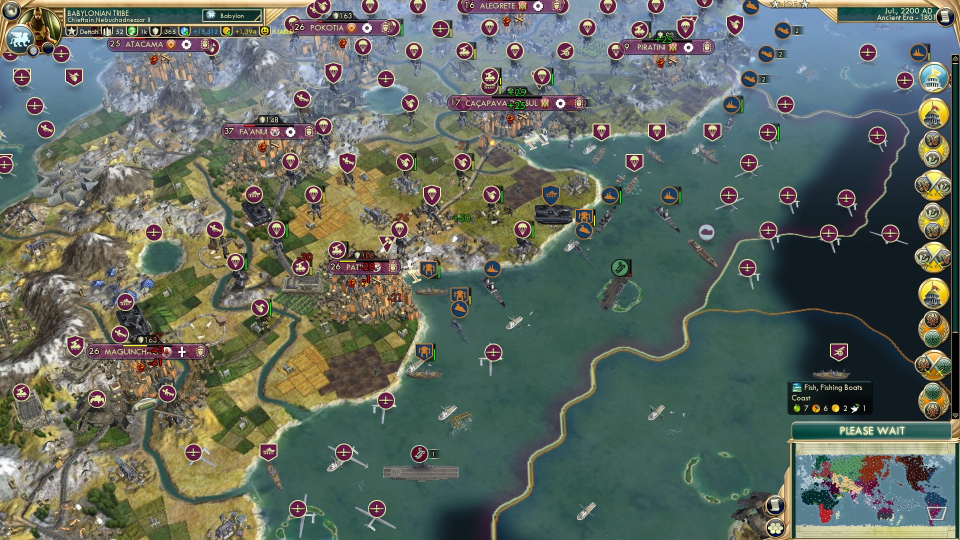 CBR In-Game Screenshot of Fleeing to the coast