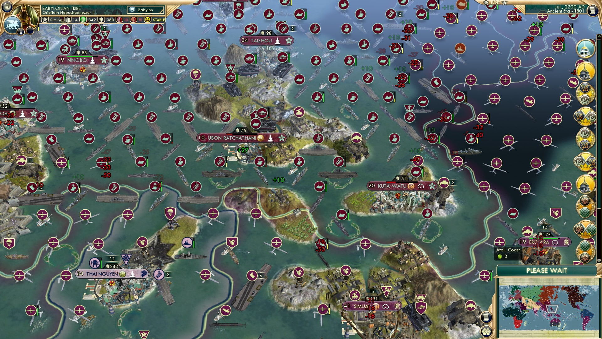 CBR In-Game Screenshot of Philippine struggle