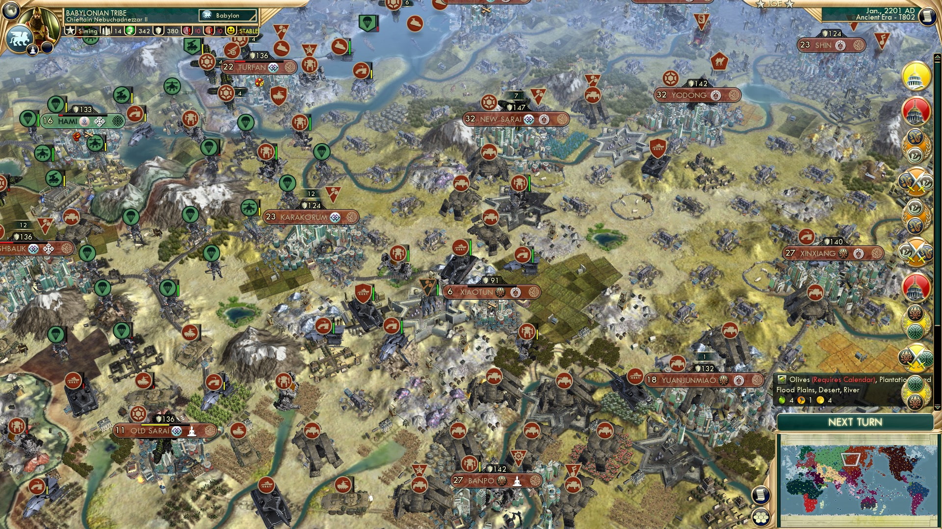 CBR In-Game Screenshot of Fall of the Later Shang