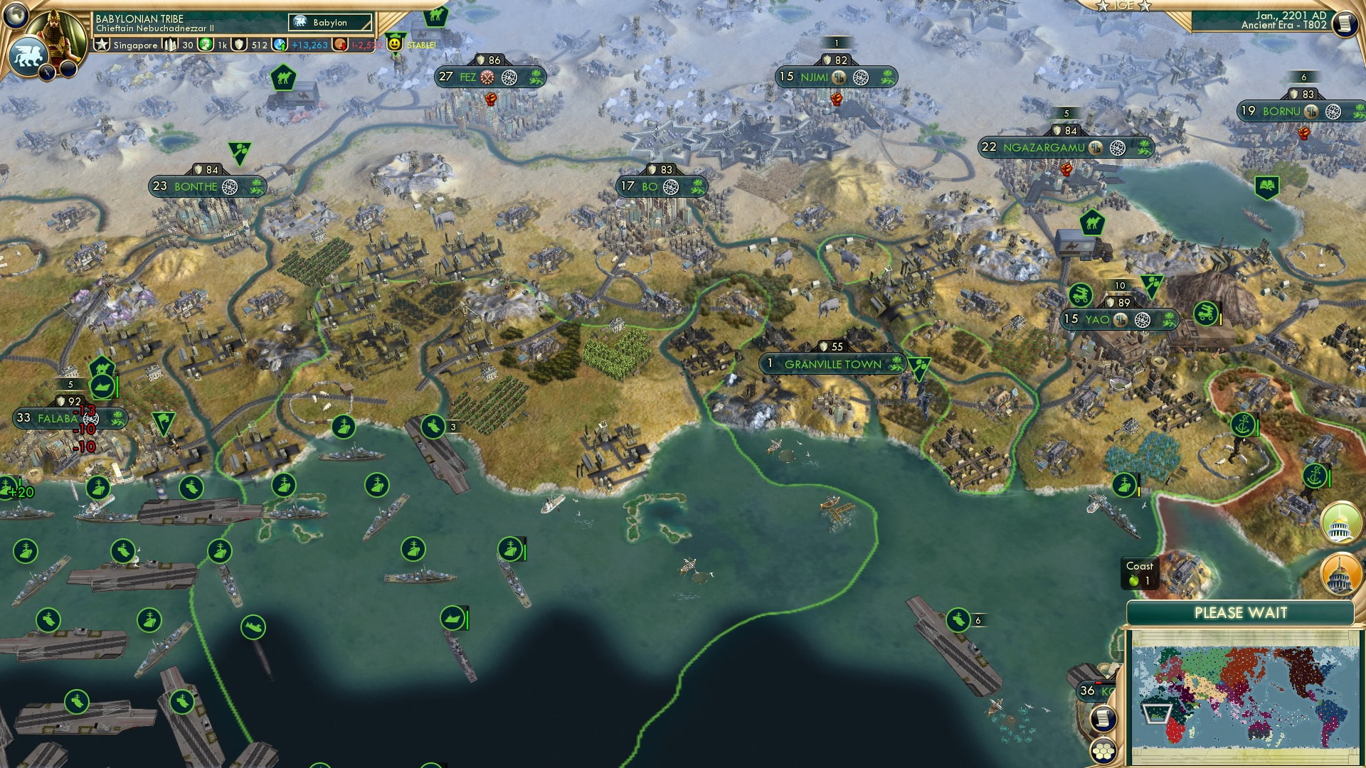 CBR In-Game Screenshot of We just need to take the city and move it somewhere else