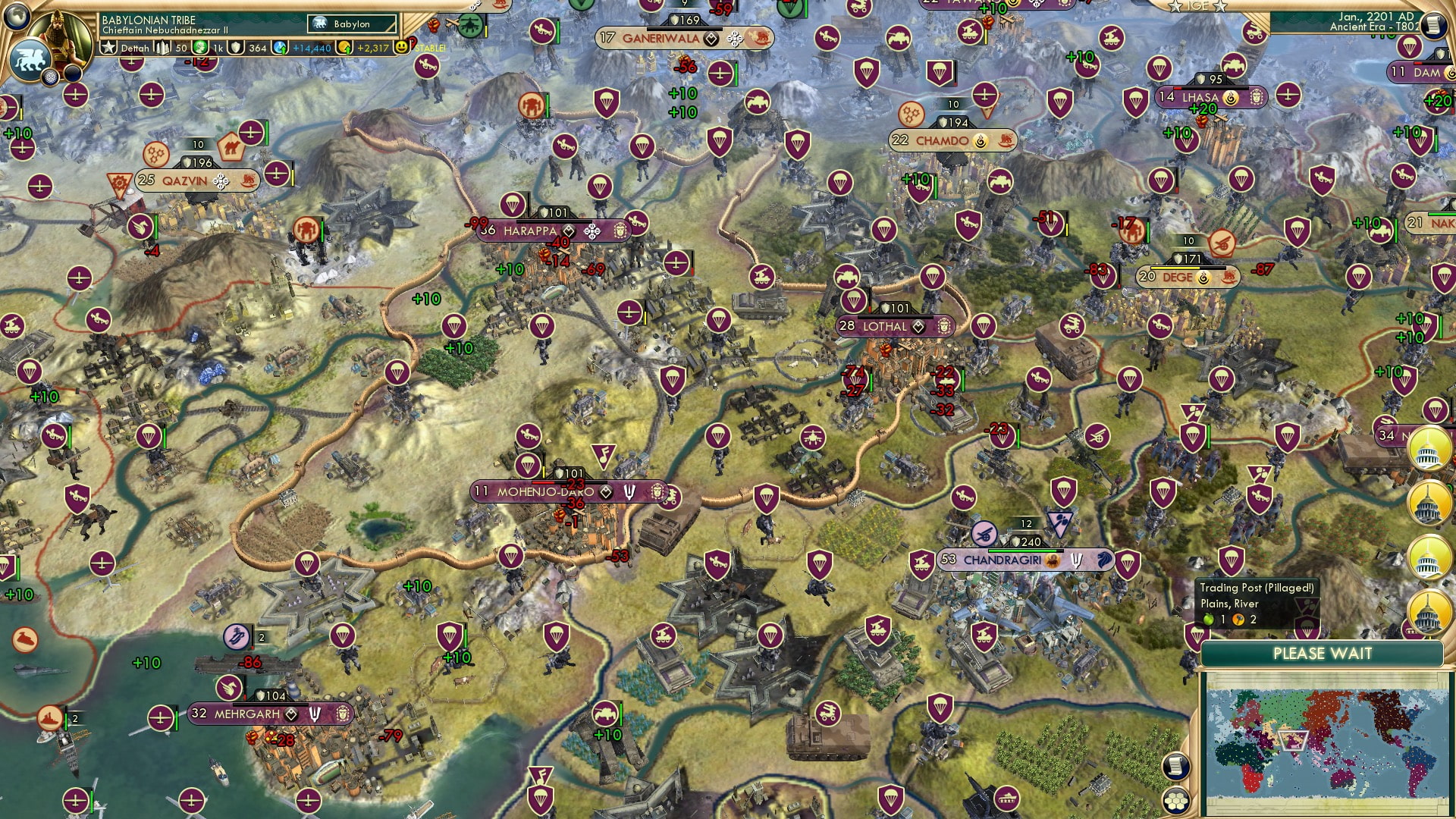 CBR In-Game Screenshot of Purple India