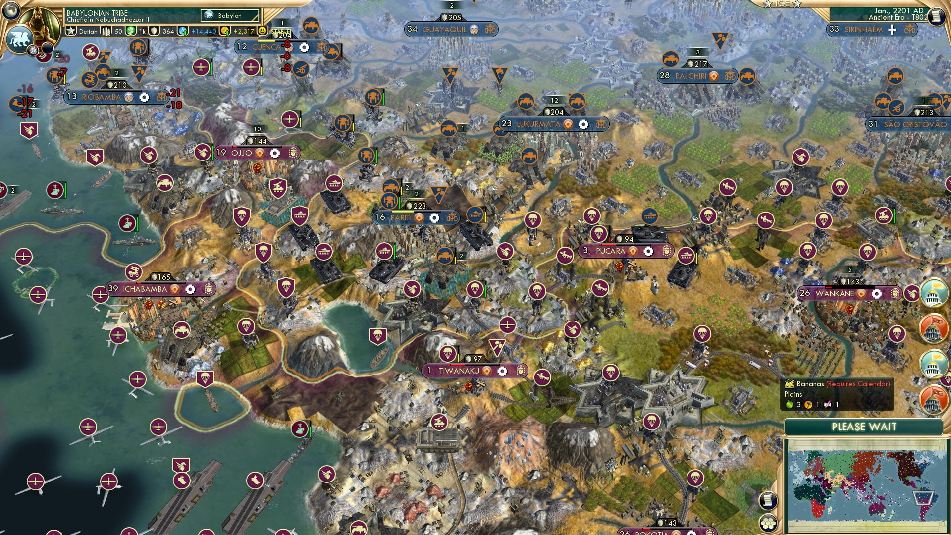 CBR In-Game Screenshot of Altiplano War