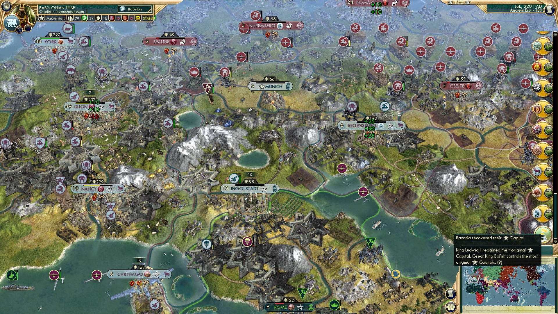 CBR In-Game Screenshot of The Swan Song continues