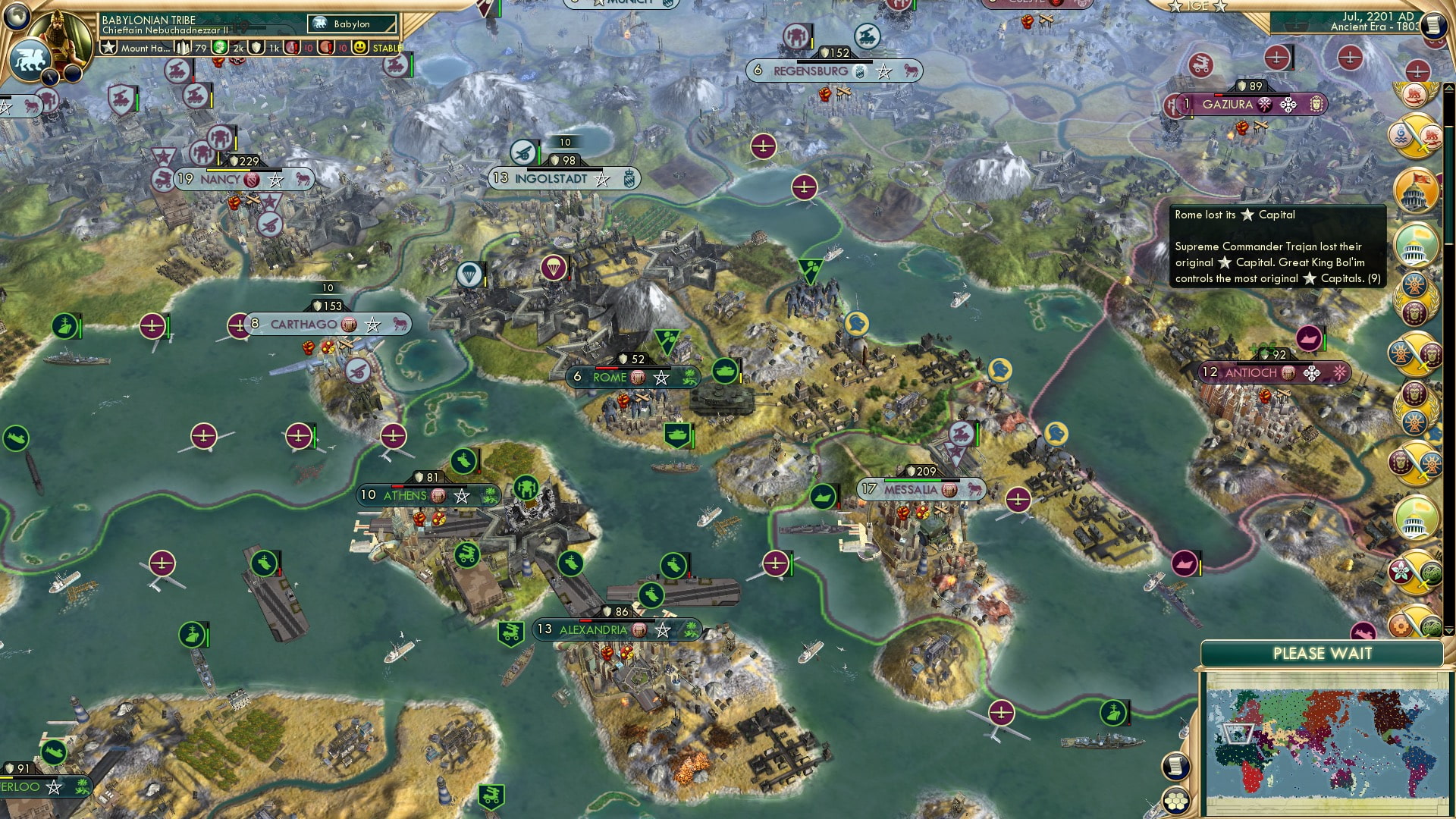 CBR In-Game Screenshot of The Last Romans