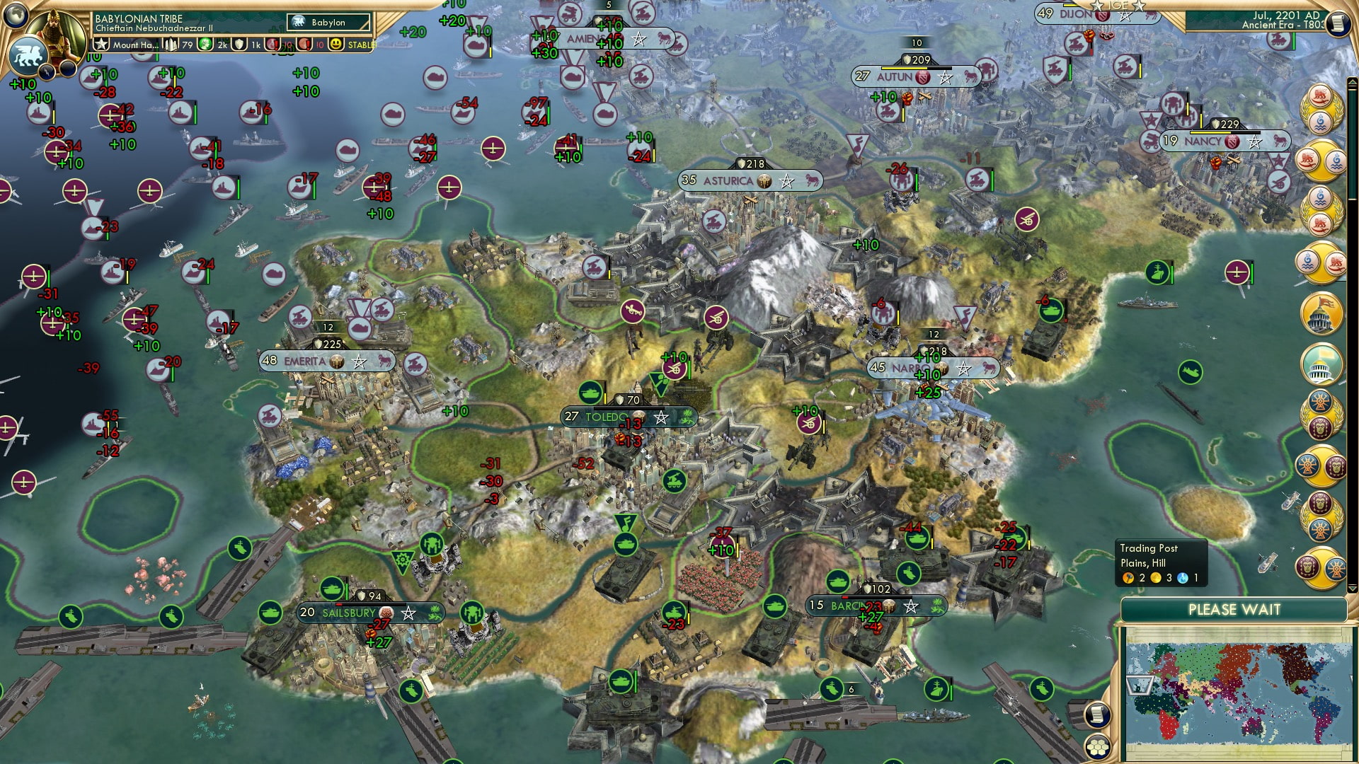 CBR In-Game Screenshot of Iberian happenings
