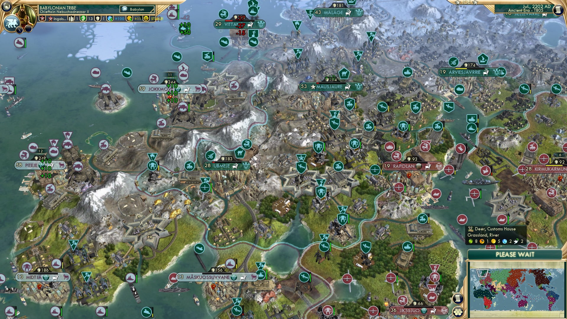 CBR In-Game Screenshot of The impossible has happened. Ume-Sámi is relevant.