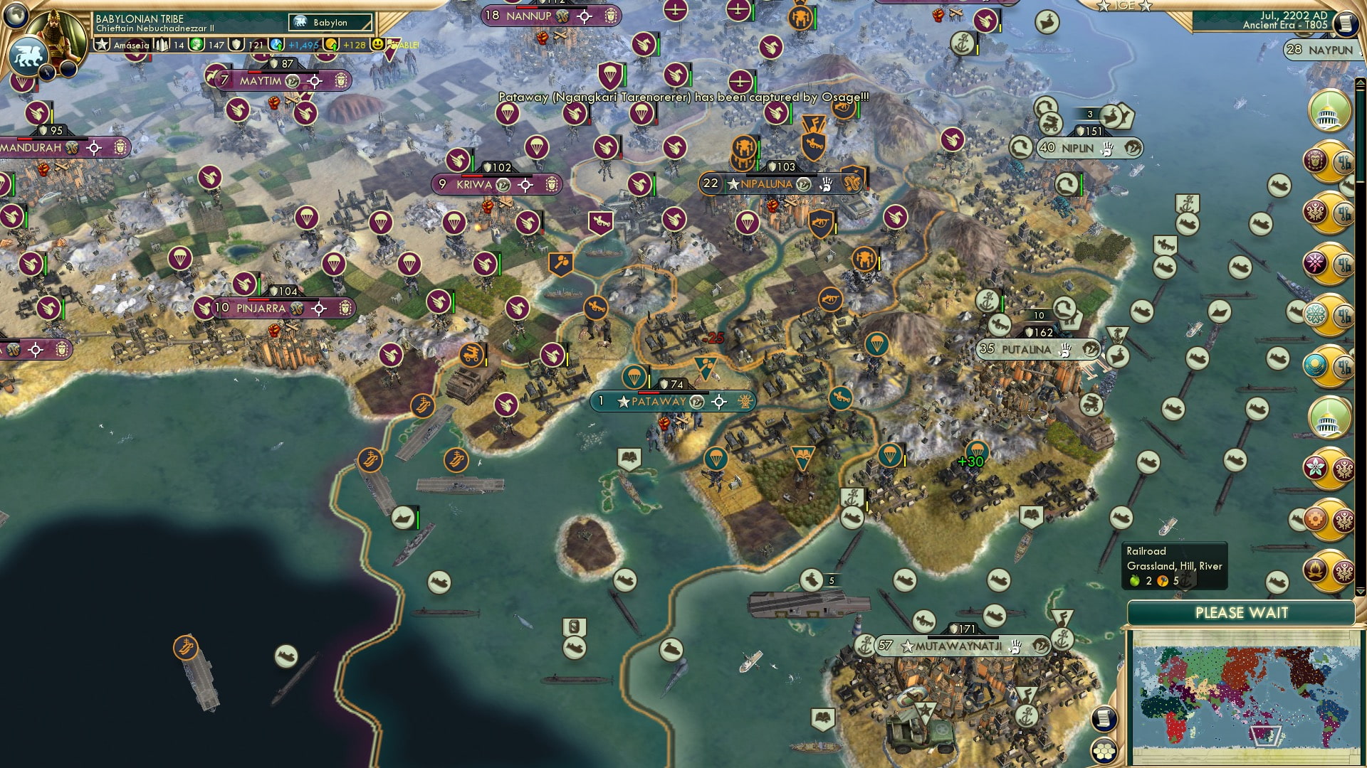 CBR In-Game Screenshot of Osage Sweep!