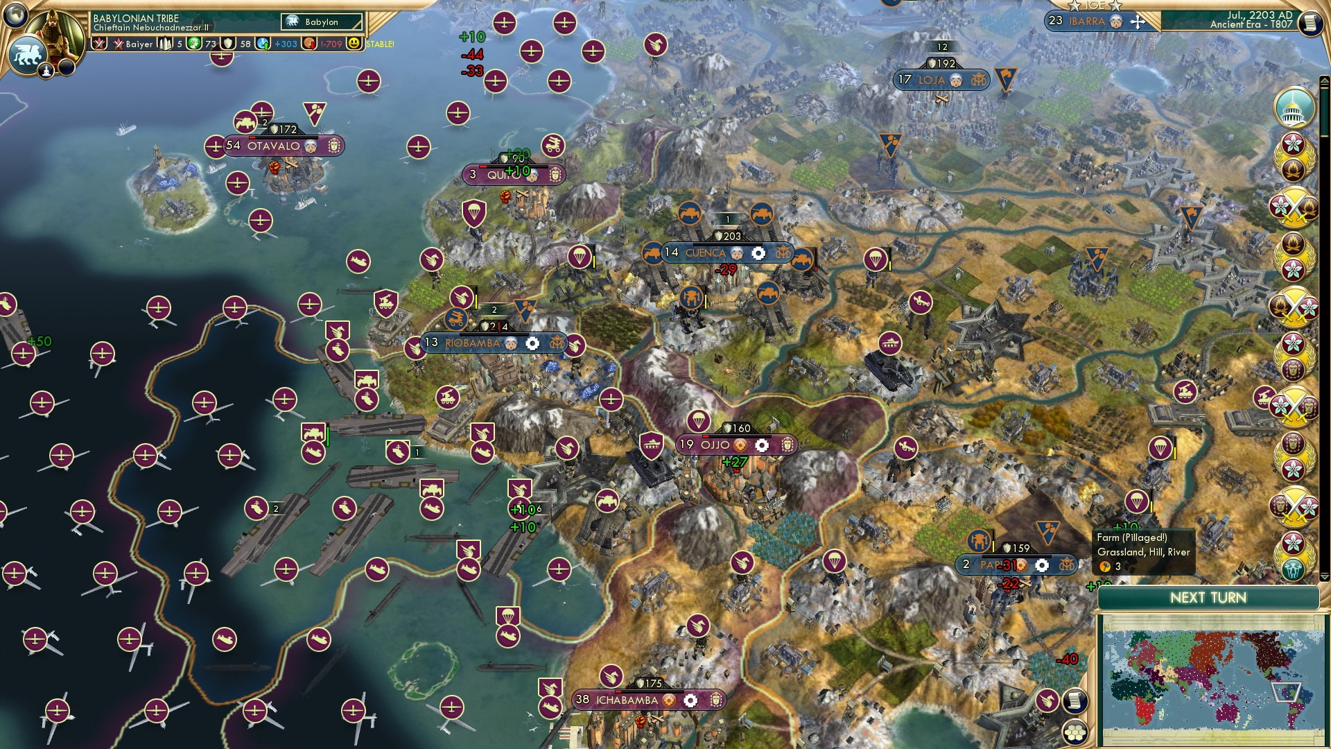 CBR In-Game Screenshot of Colonial exploits