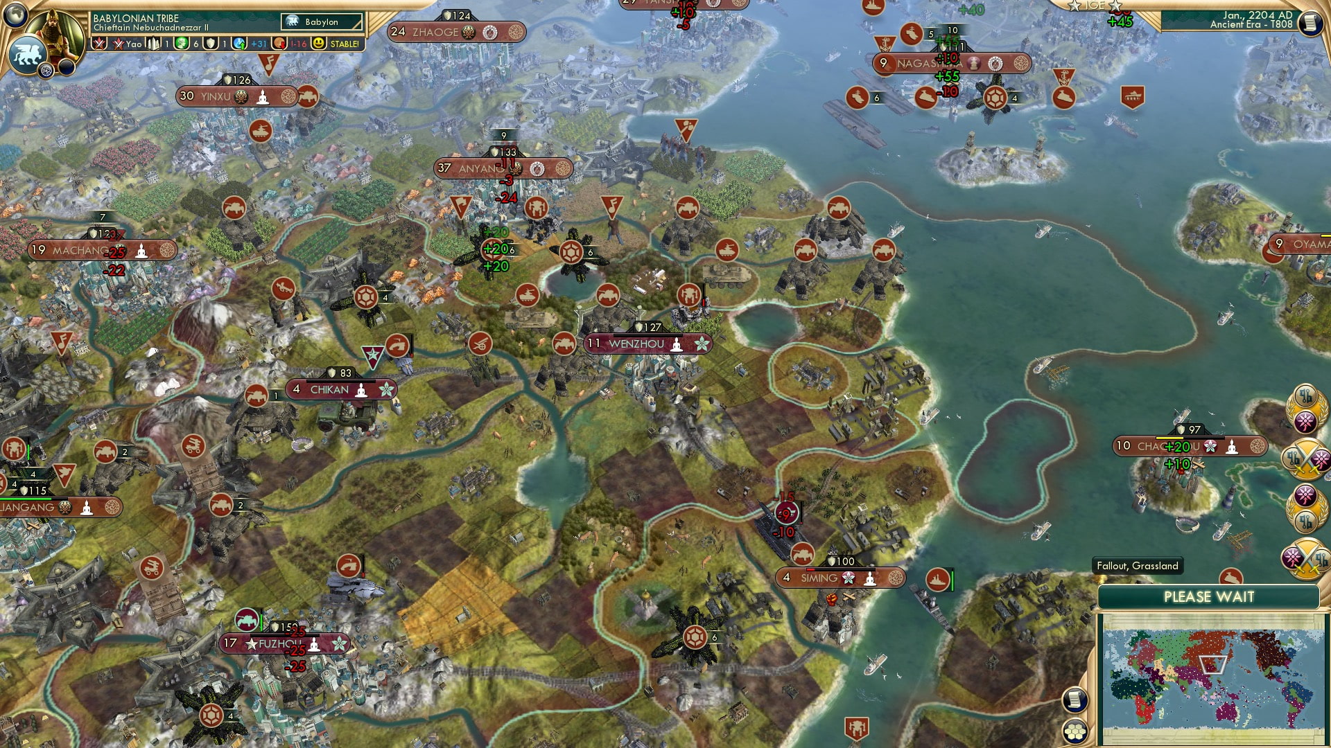 CBR In-Game Screenshot of Final shot of a dying homeland.