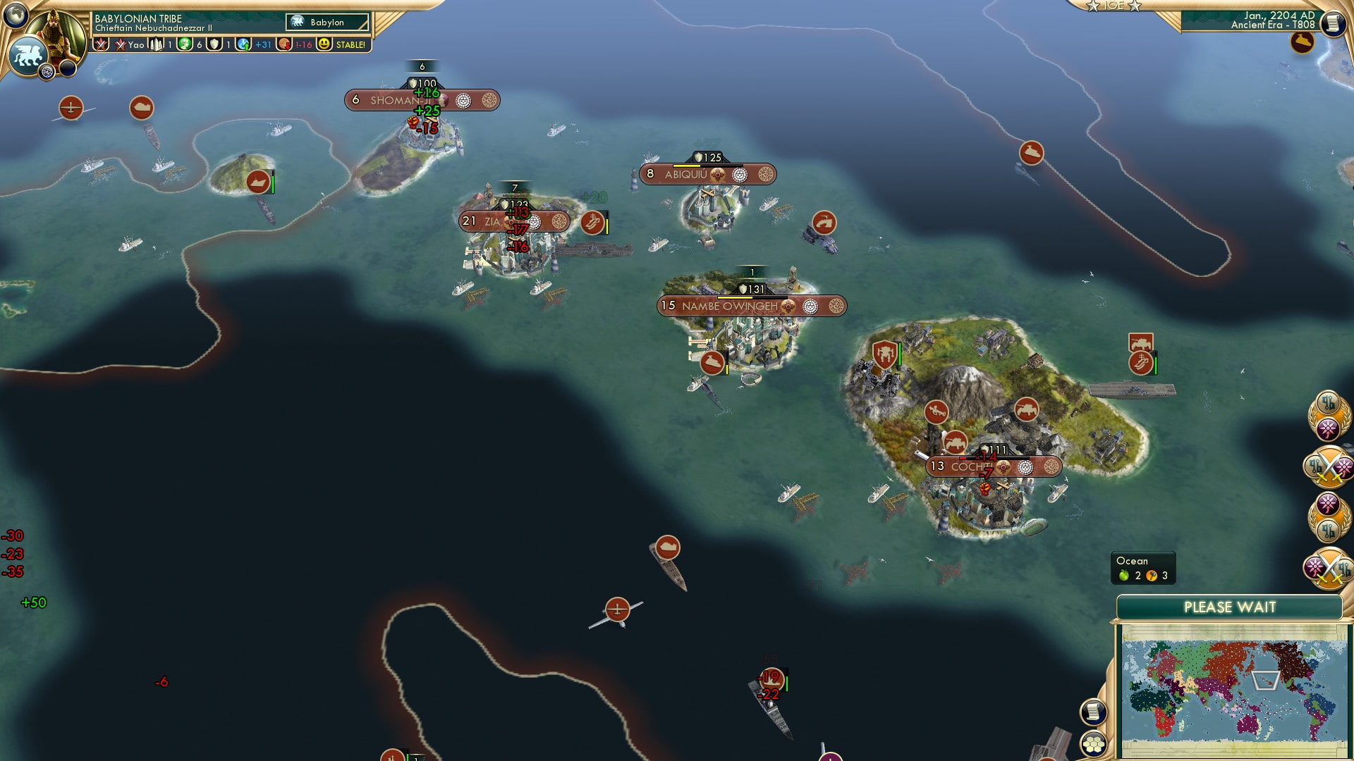 CBR In-Game Screenshot of Half time