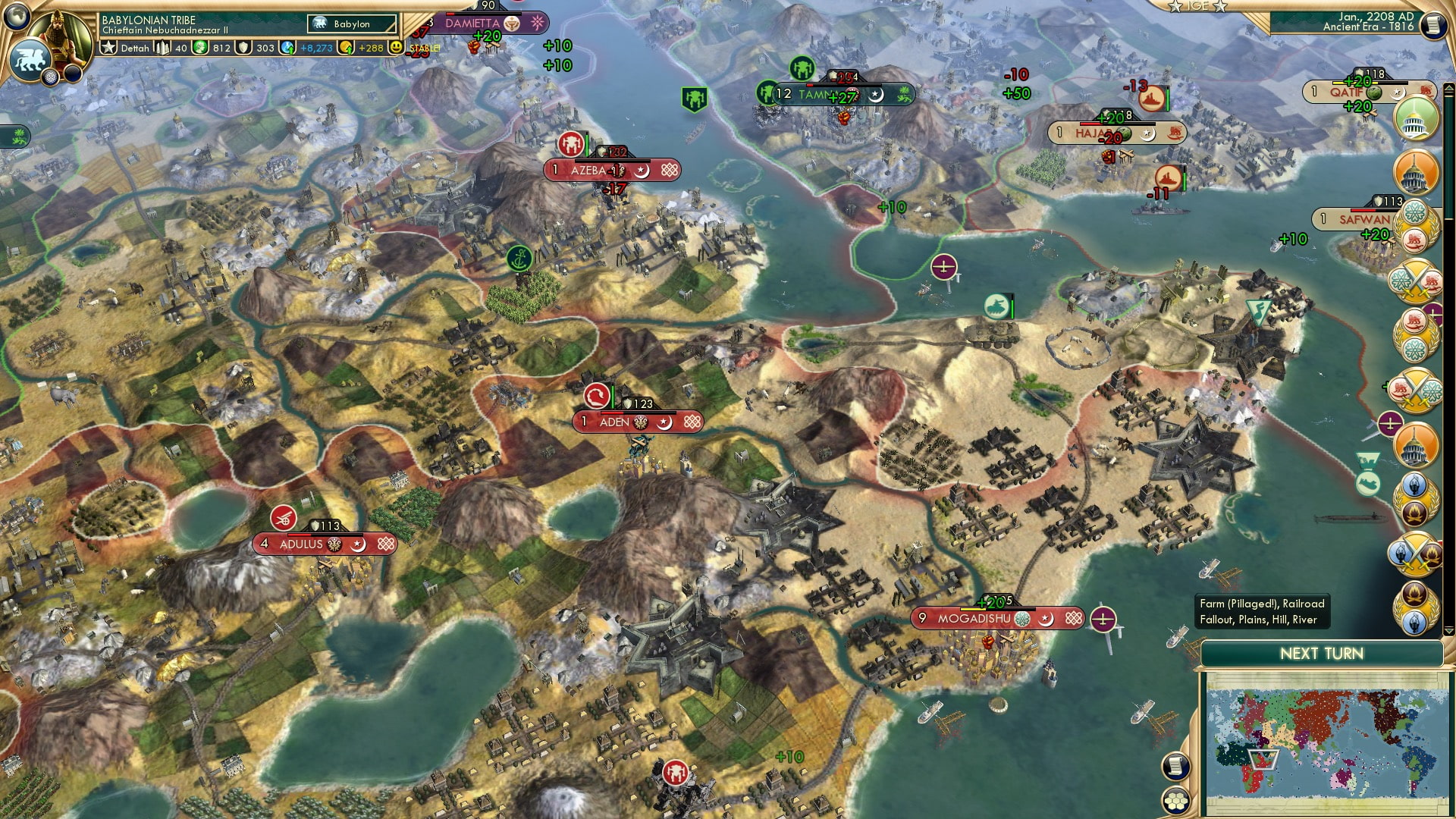 CBR In-Game Screenshot of The Fruits of the Onslaught