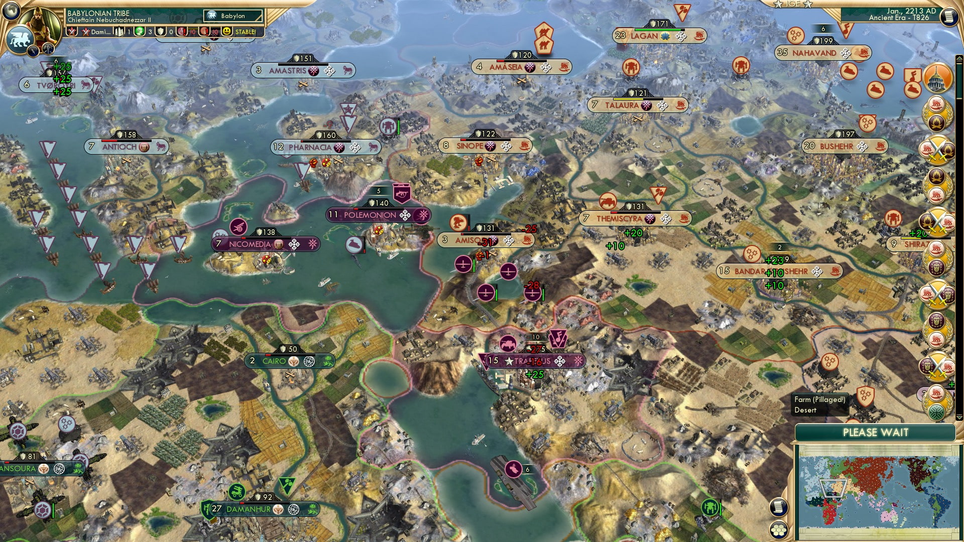 CBR In-Game Screenshot of The Other Civ In Contention For Elimination