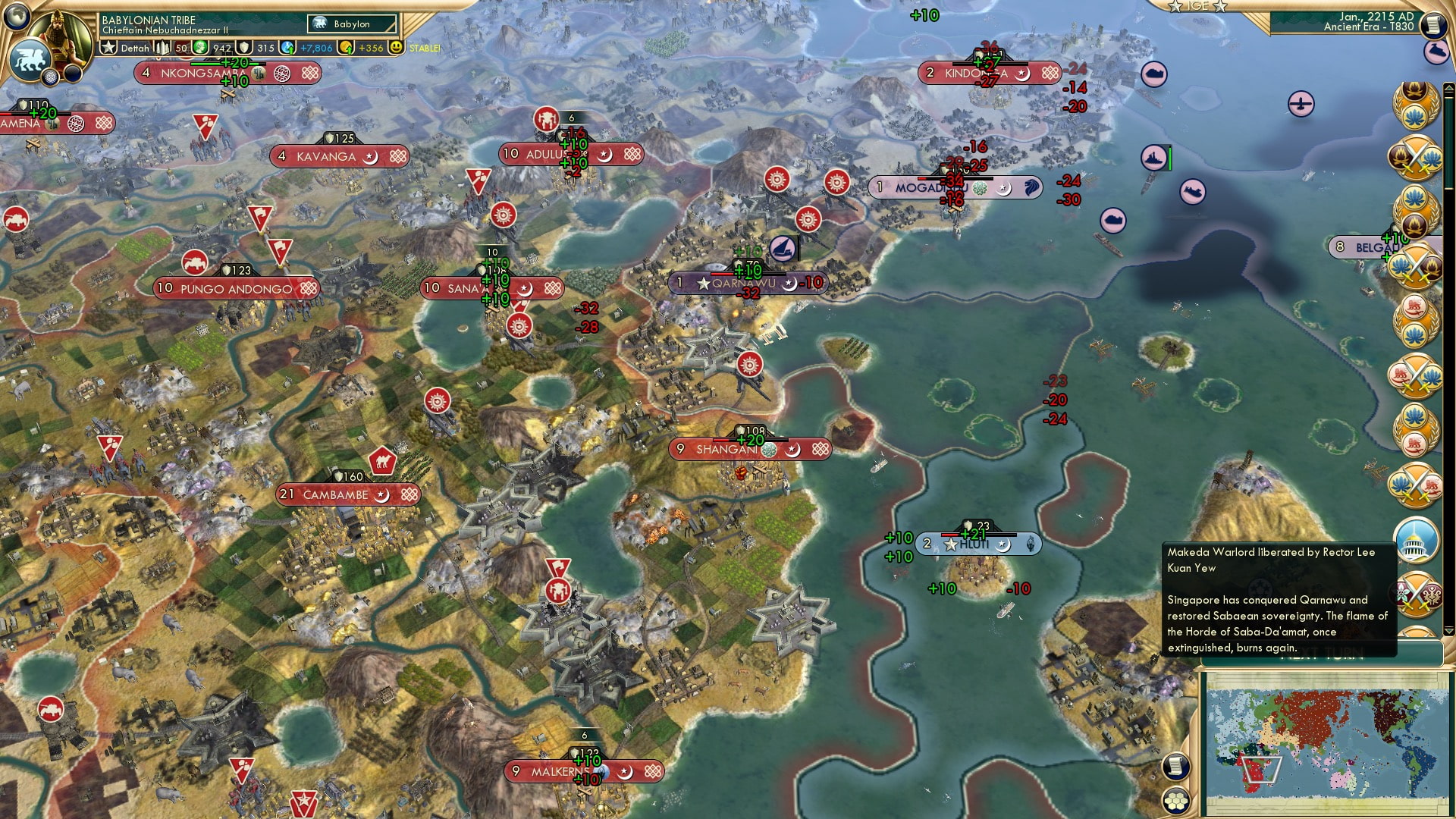 CBR In-Game Screenshot of We Always Need More African Civs