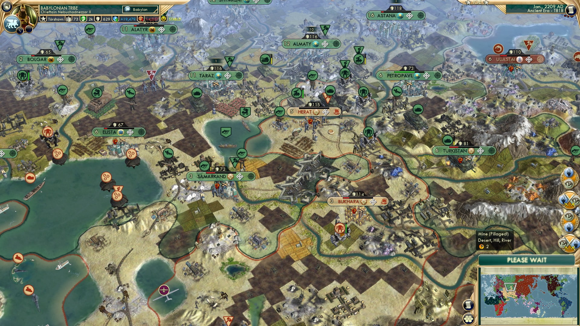 CBR In-Game Screenshot of Run South To Samarkand