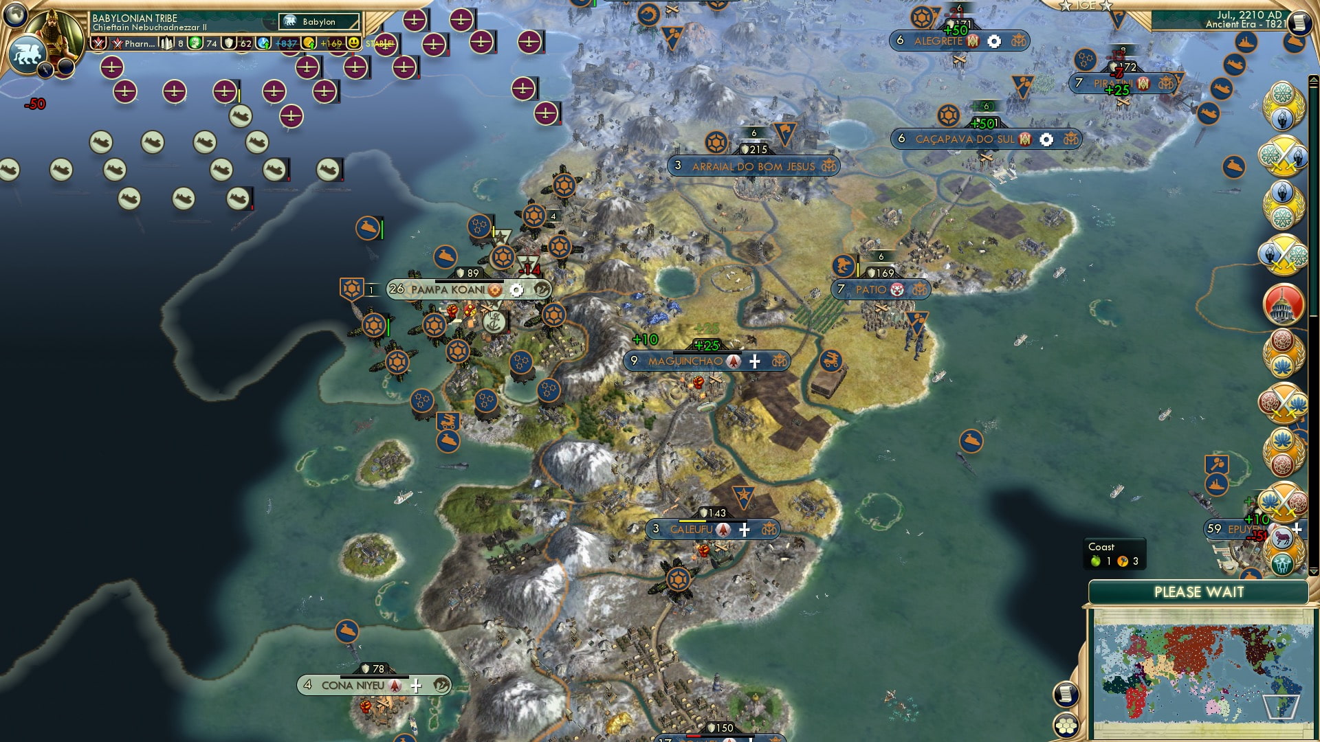 CBR In-Game Screenshot of Won’t Someone Please Think Of The Melee Units?