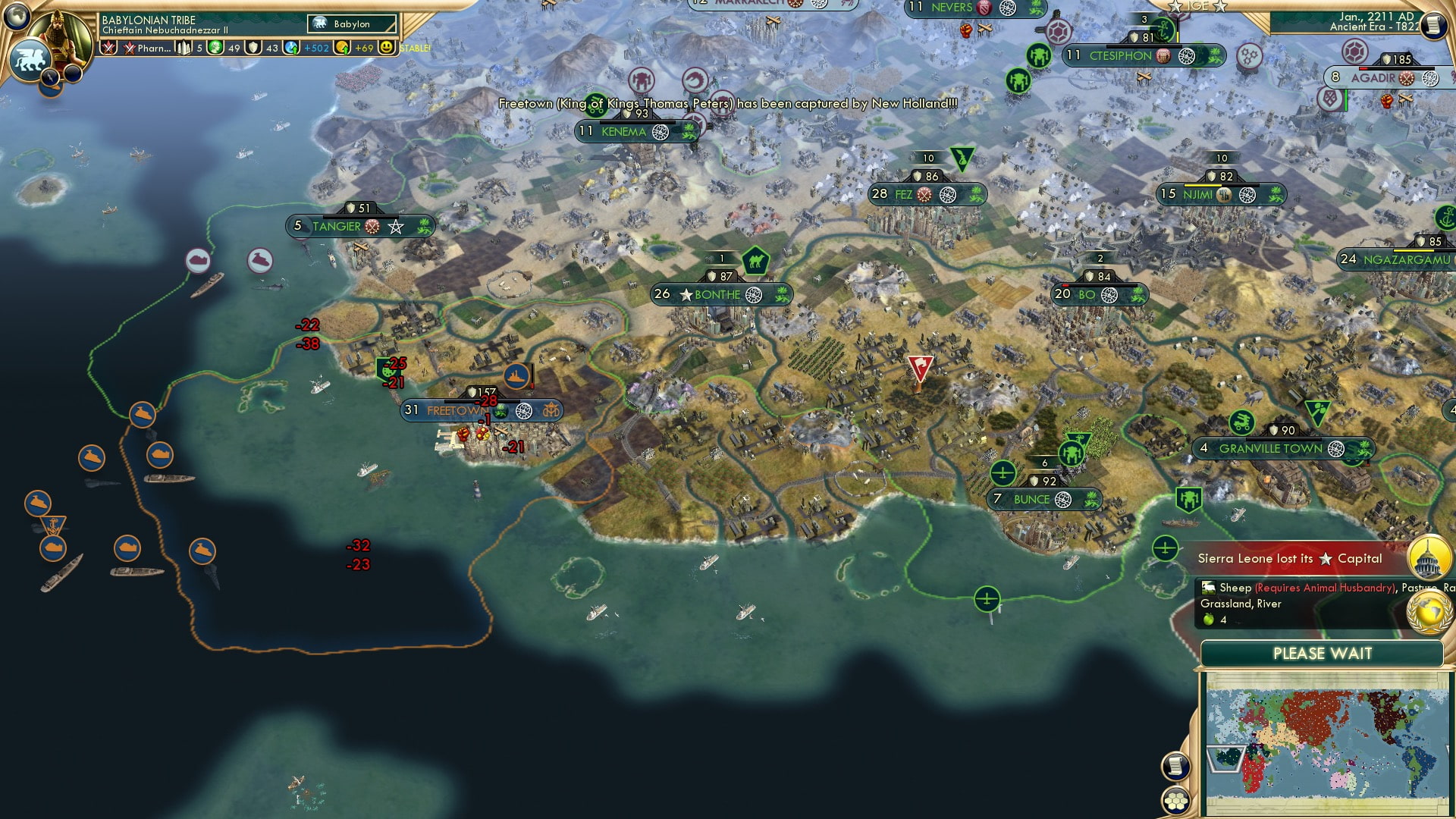 CBR In-Game Screenshot of Freetown No More